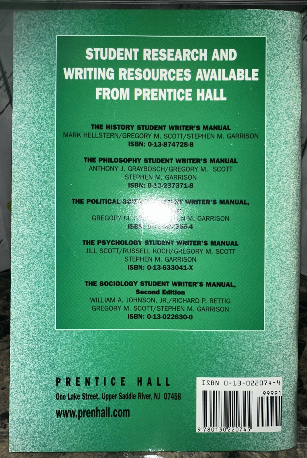 Psychology on the Internet 1999-2000: A Prentice Hall Guide