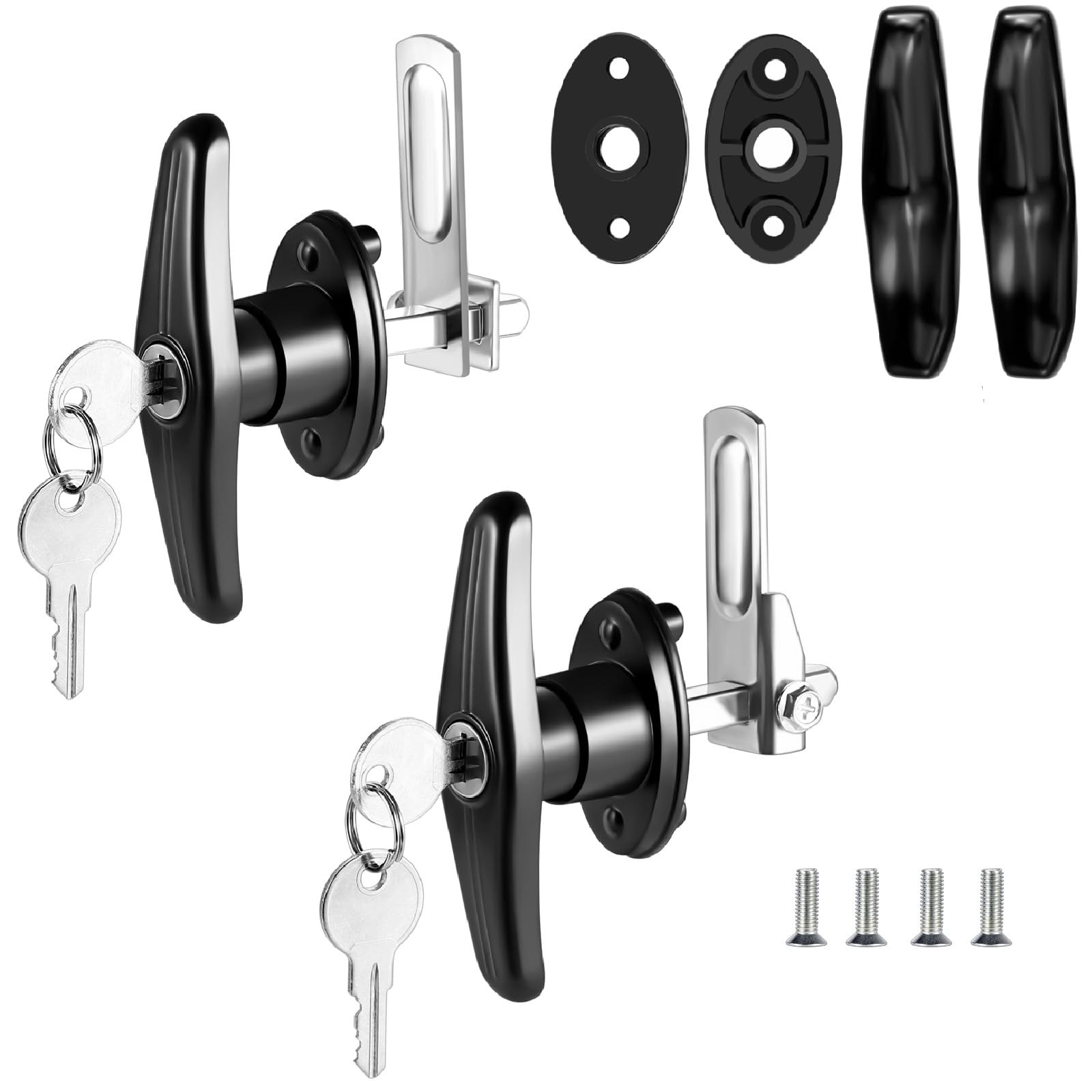 Truck Cap Latch T Handle Lock for Leer Are Matching Set Universal Truck Topper