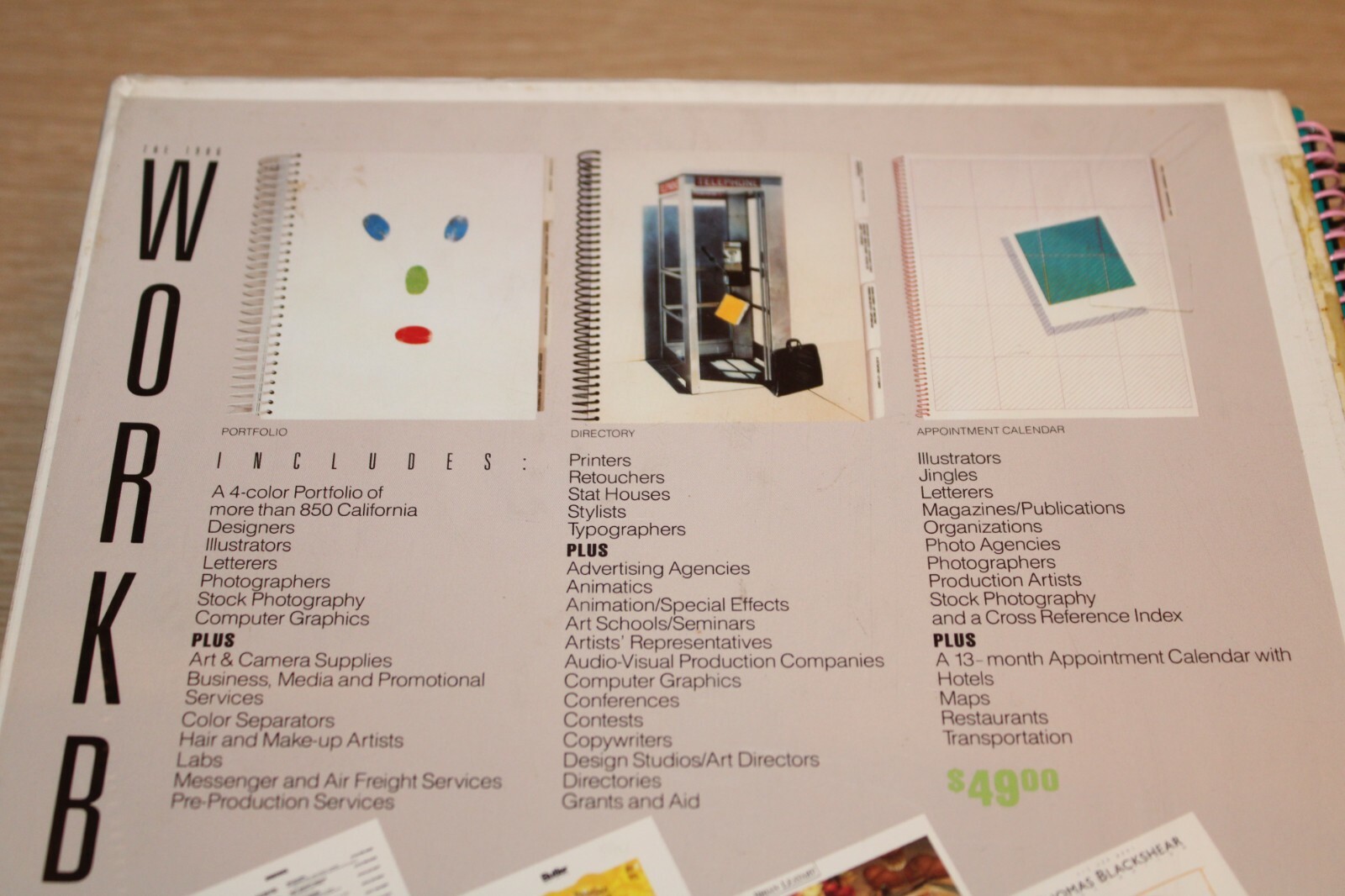Workbook California Edition Portfolio In Slip Case Spiral 1986 Scott & Daughters