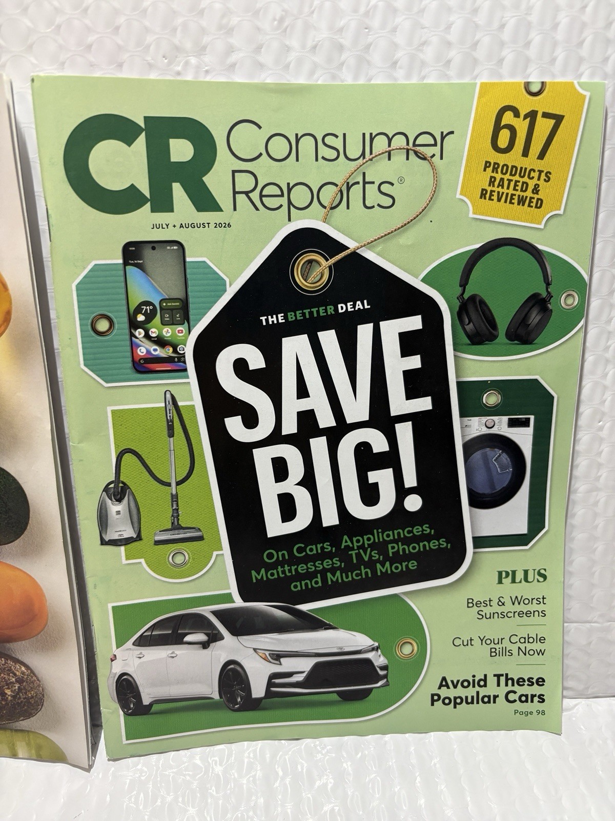 2 CR Consumer Reports Jan-Feb & Jul-Aug 2026 Save Big And Supplement Issues