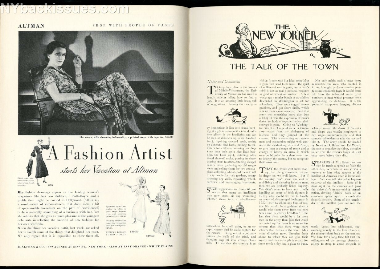 New Yorker magazine July 2 1932 W E Farbstein John Hays Hammond Jr radio VF
