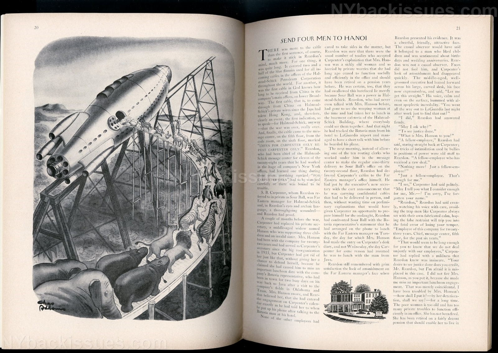 New Yorker magazine July 13 1946 Ludwig Bemelmans Charles Addams Helen Bevington