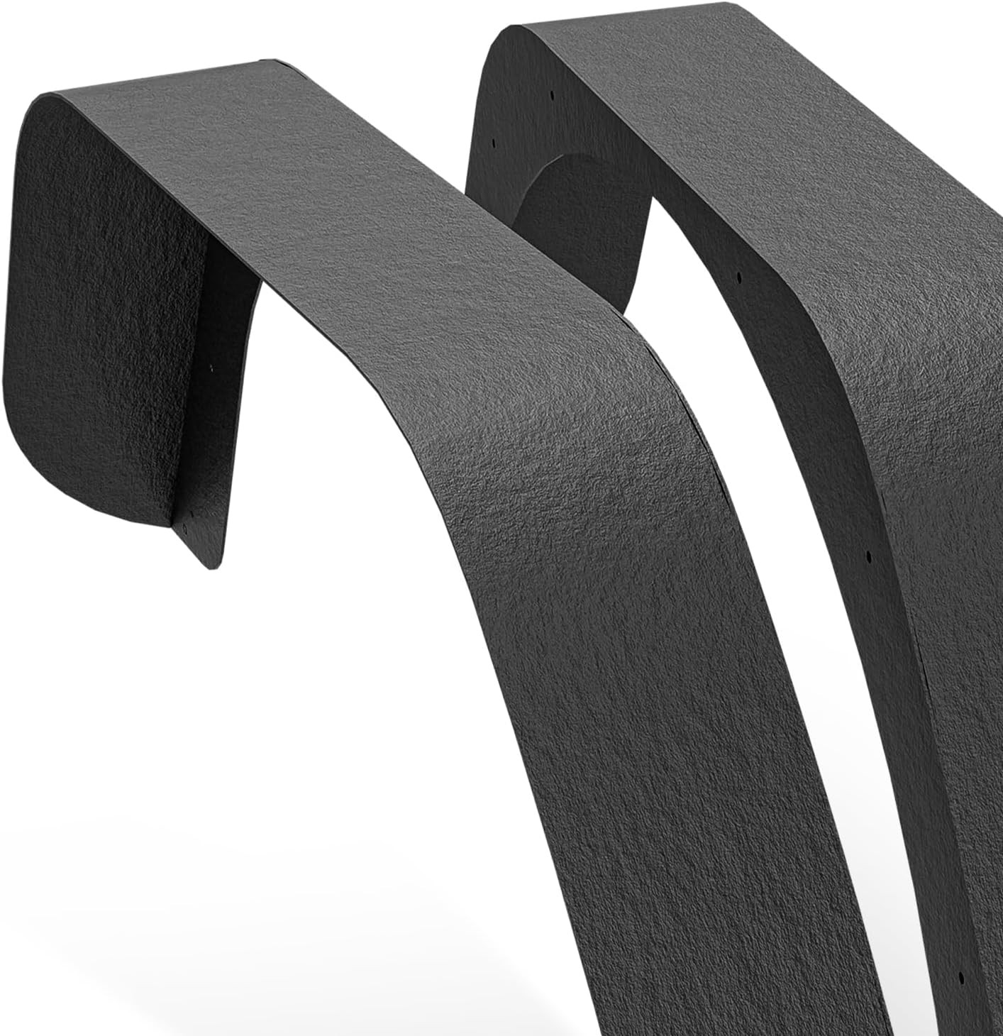 For TJ LJ Flat Front & Rear Fender Flares 4 PCS Kit Compatible with 1997-2006 Je