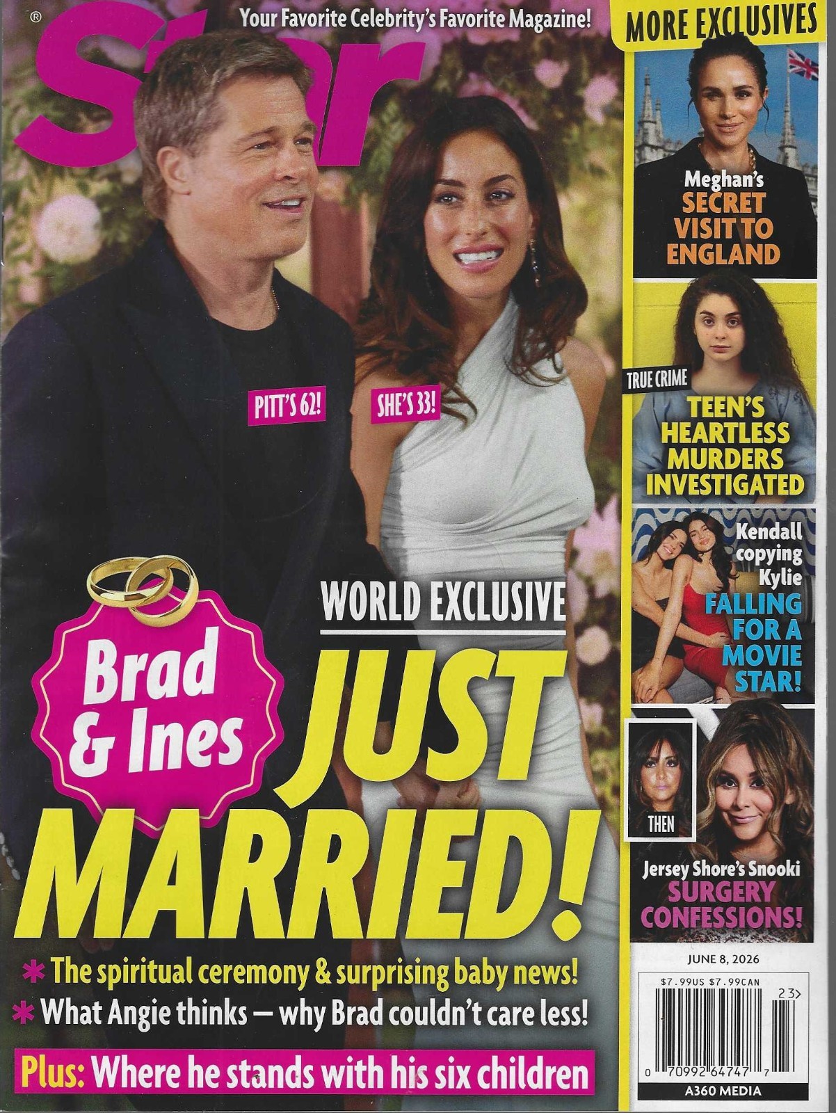 Star Weekly Magazine June 8th 2026: Brad & Ines