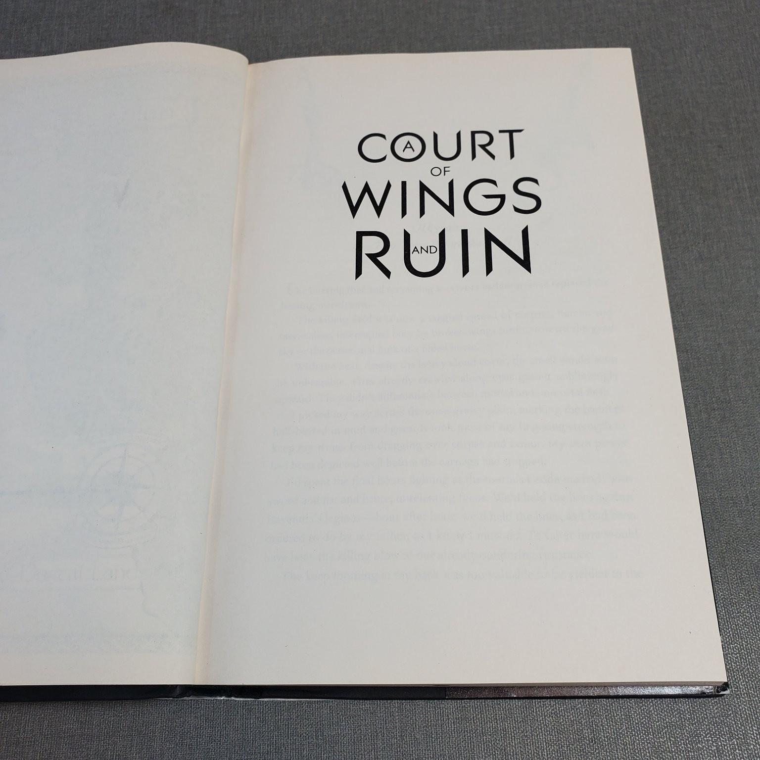 A Court of Wings and Ruin Sarah J. Maas 2017 Fantasy Bloomsbury Hardcover