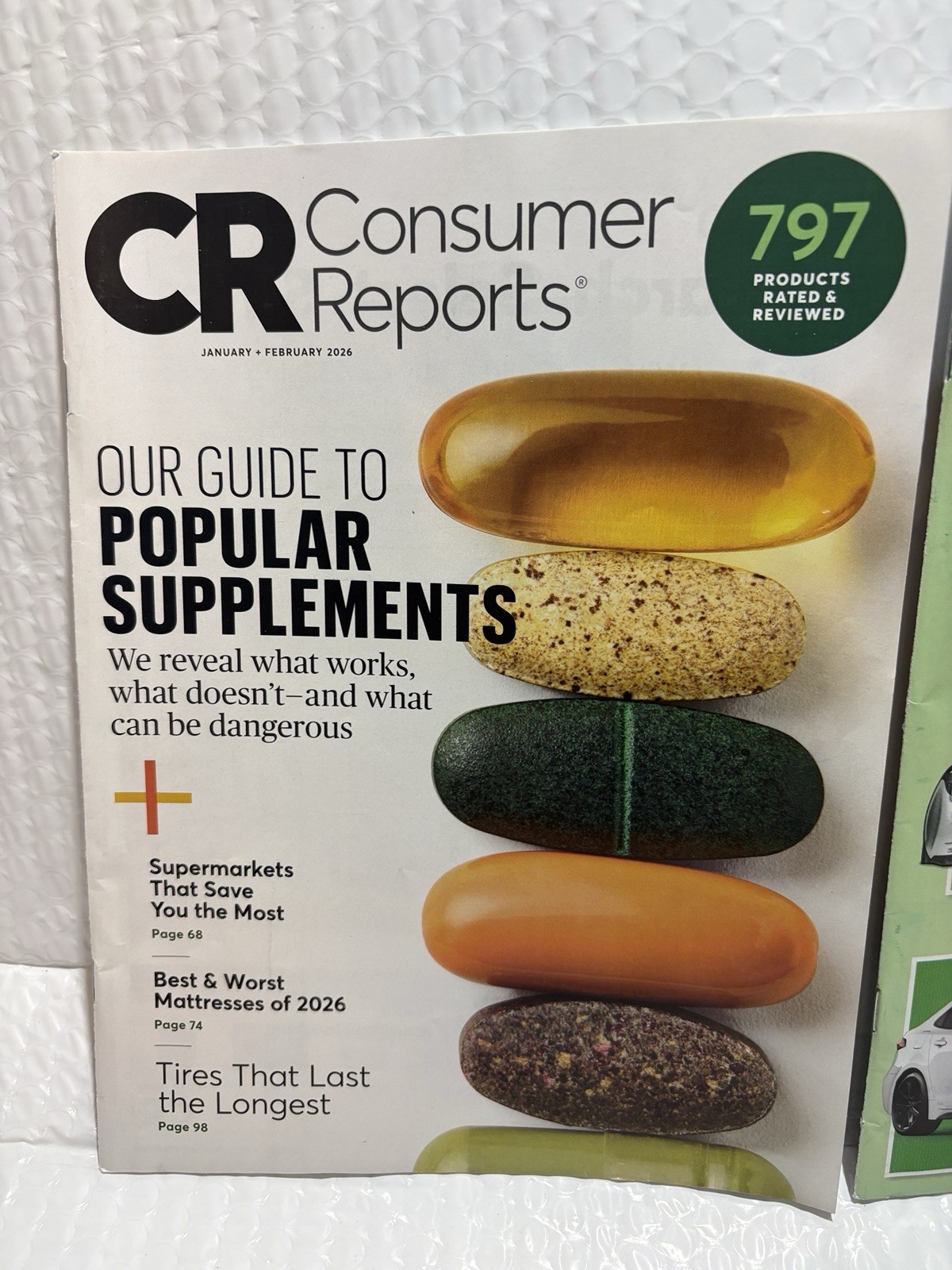 2 CR Consumer Reports Jan-Feb & Jul-Aug 2026 Save Big And Supplement Issues
