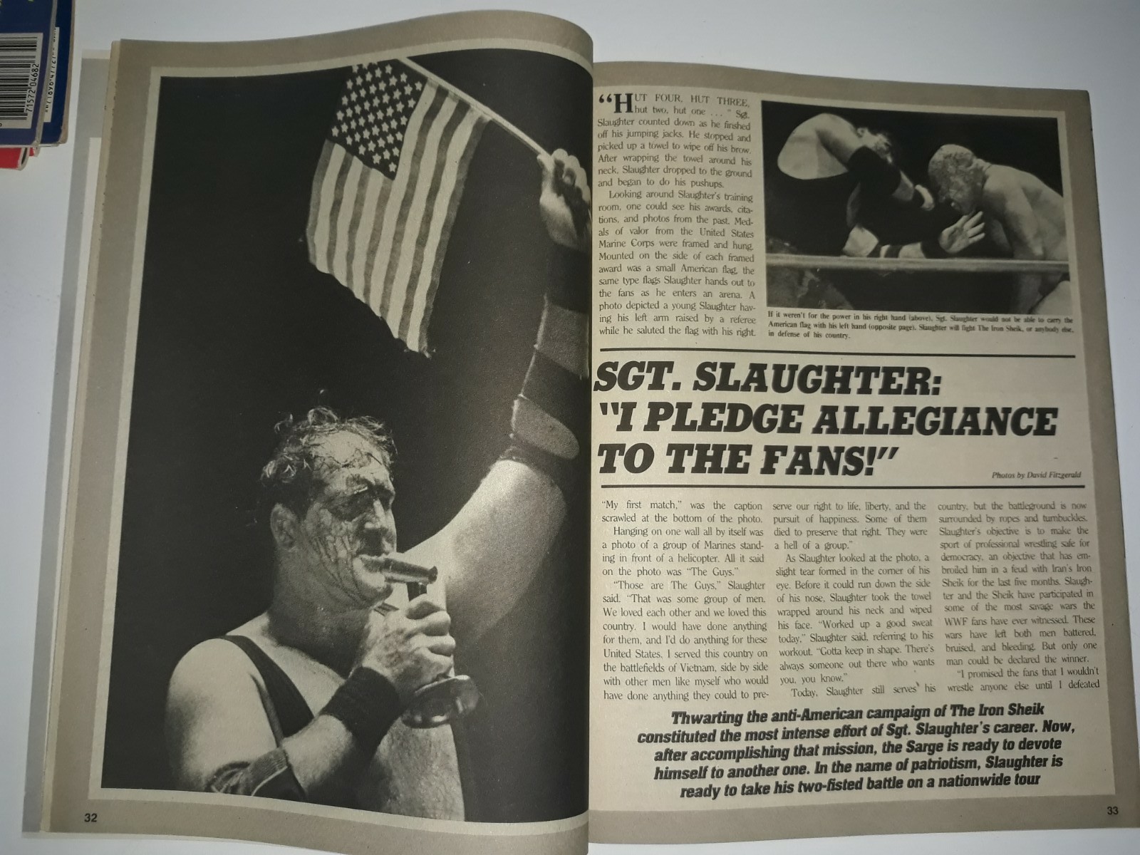 Pro Wrestling Illustrated November 1984 Magazine Sgt. Slaughter Rick Martel PWI