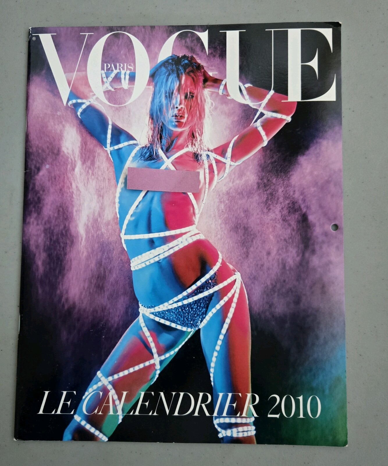 Vogue Paris calendar 2010 Natasha Poly Mario Sorrenti Corine Roitfeld Iselin