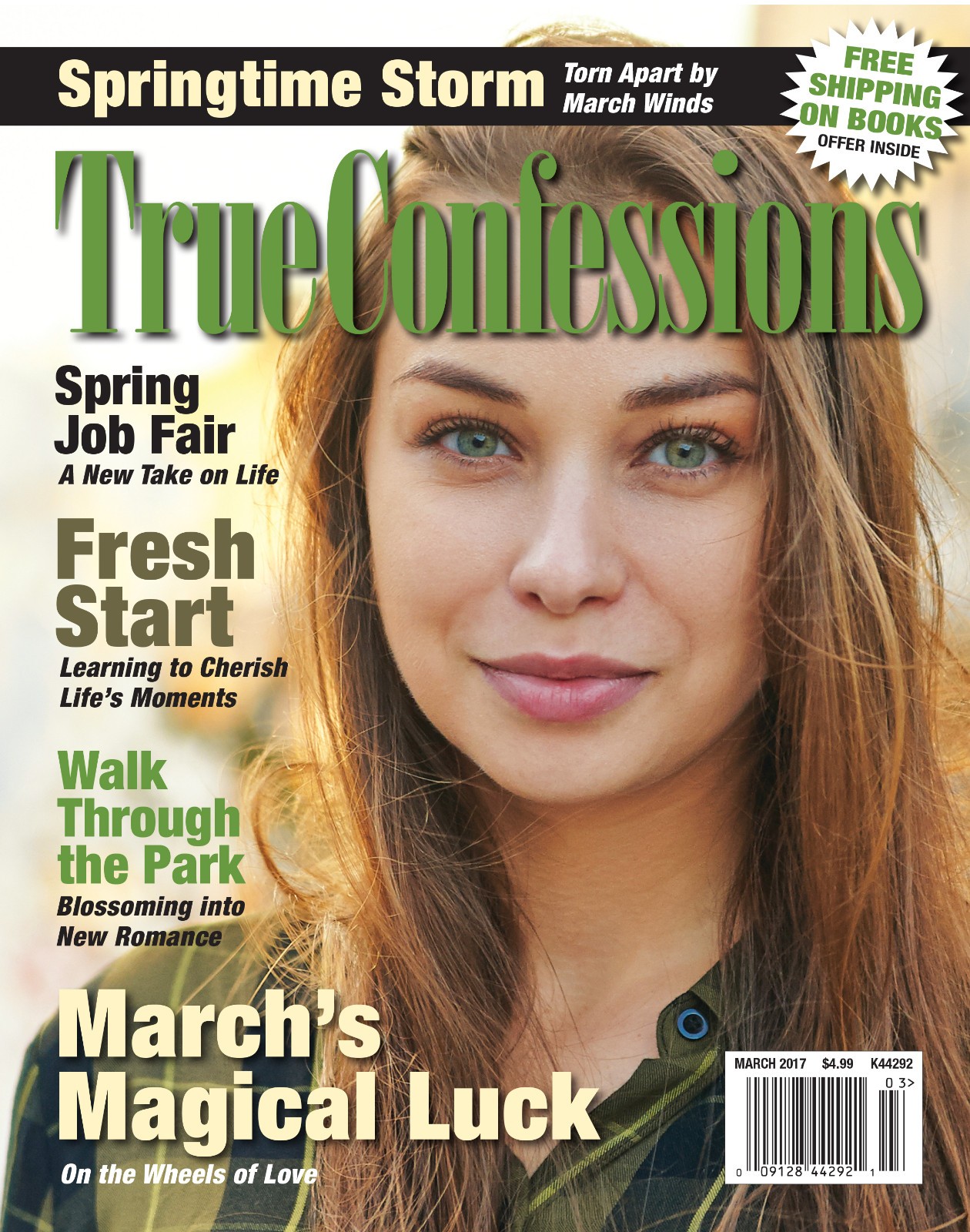 2017 True Confessions Magazines, 7 months, Jan, Feb, Mar, Apr, May, Jun & Jul.