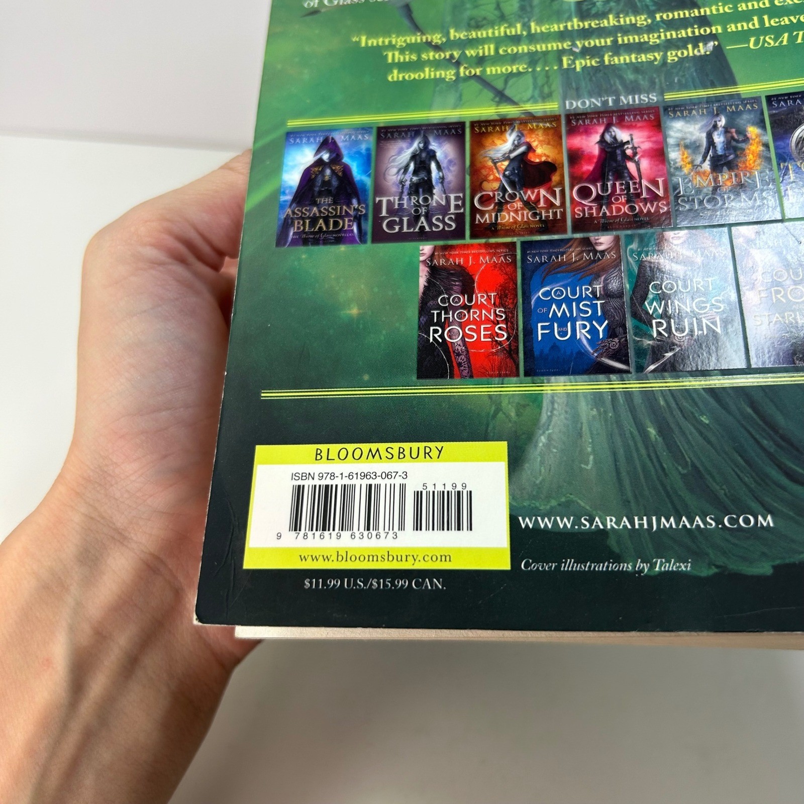 Heir of Fire by Sarah J. Maas Throne of Glass