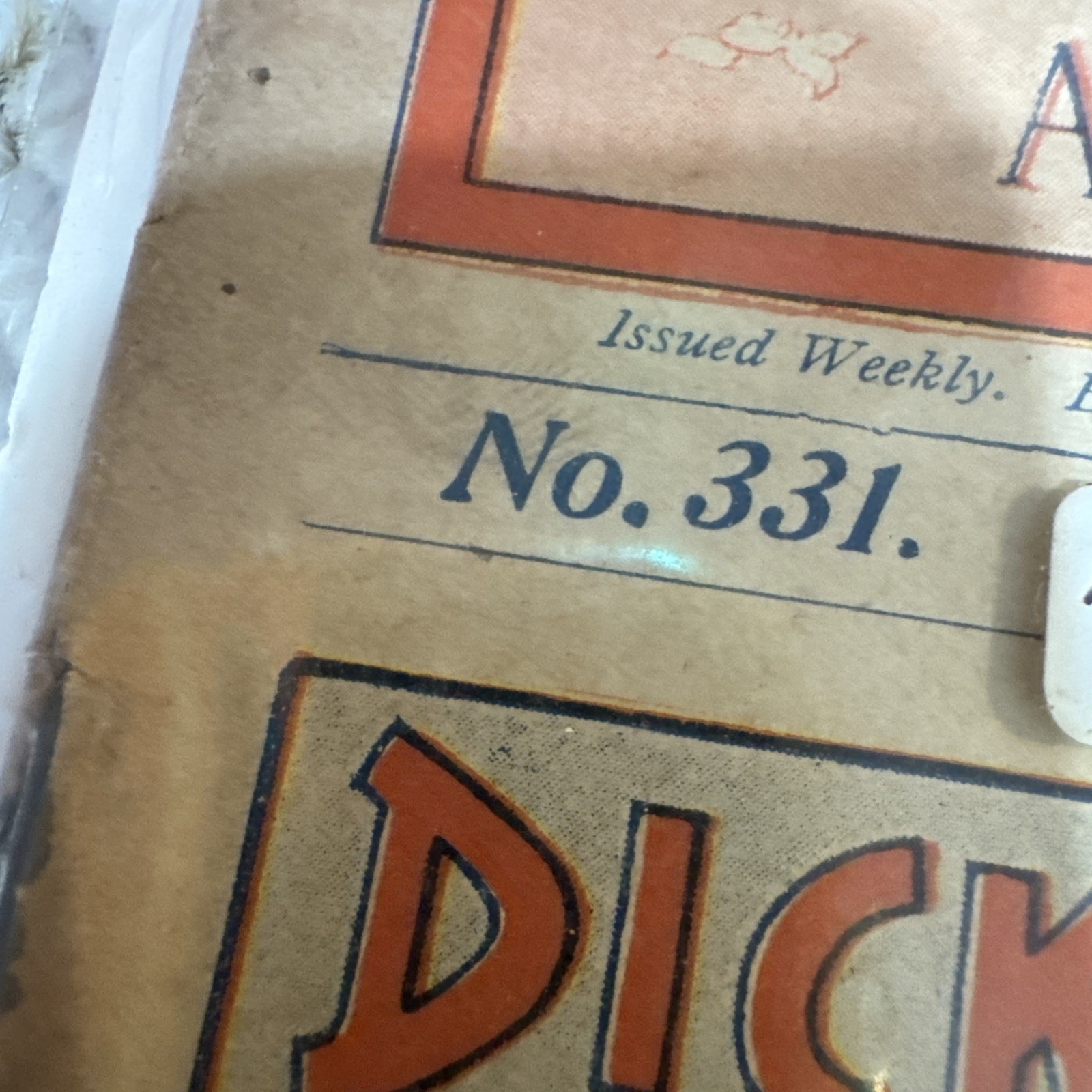 FREE SHIP! Tip Top Weekly Dick Merriwell’s Diamond No. 331 Aug 16 1902