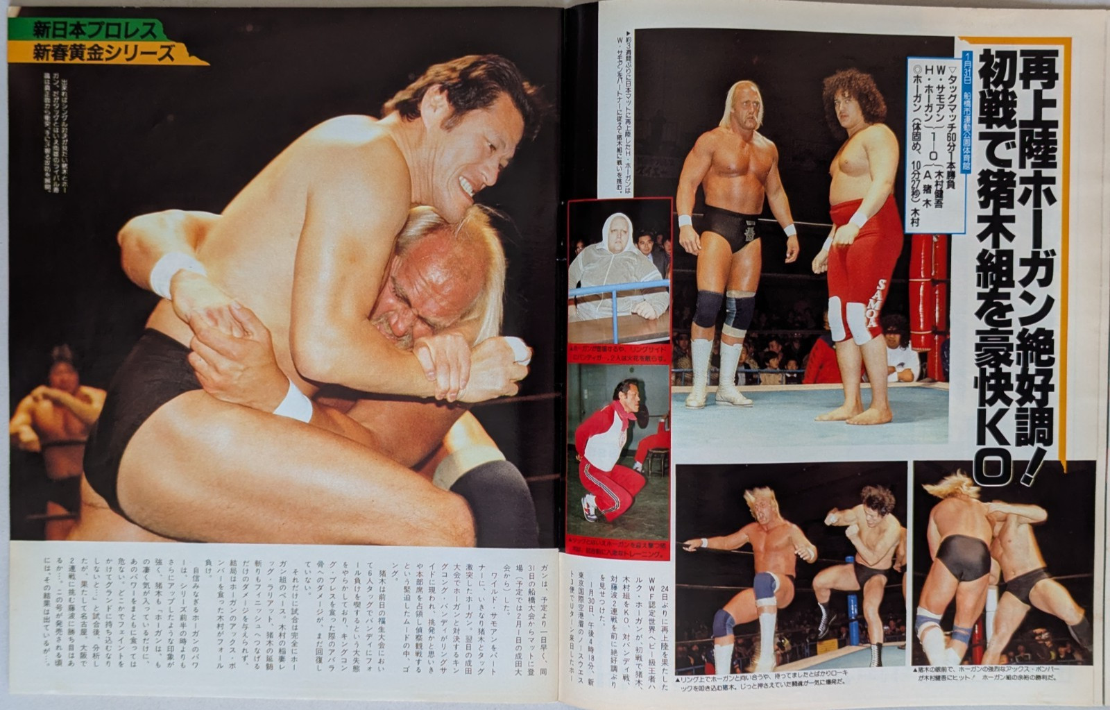 Weekly Gong 2/21/1985 Pro Wrestling Magazine