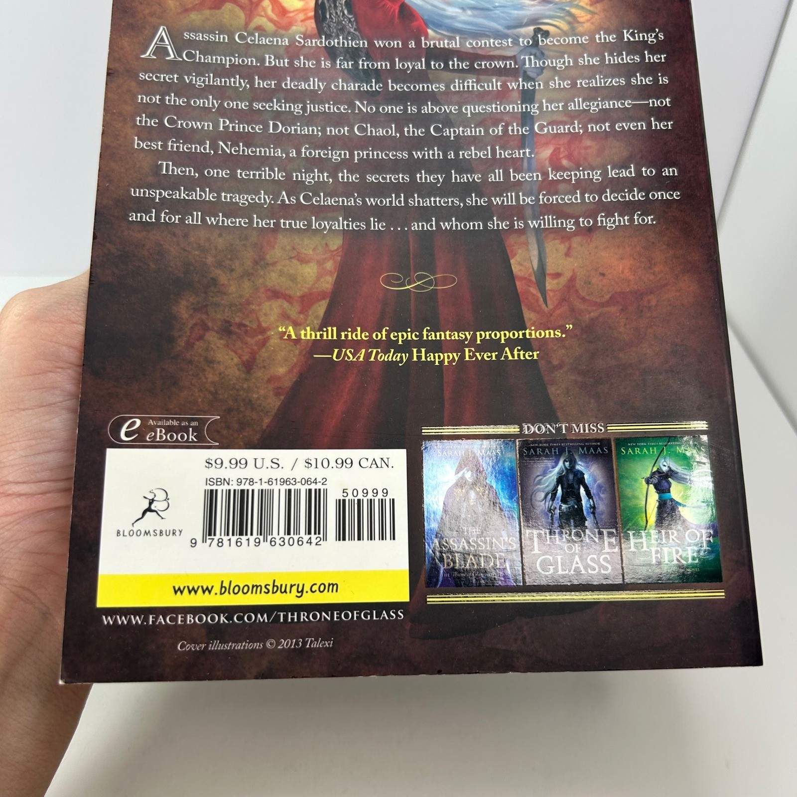 Crown of Midnight 1st Print Paperback by Sarah J. Maas Throne of Glass