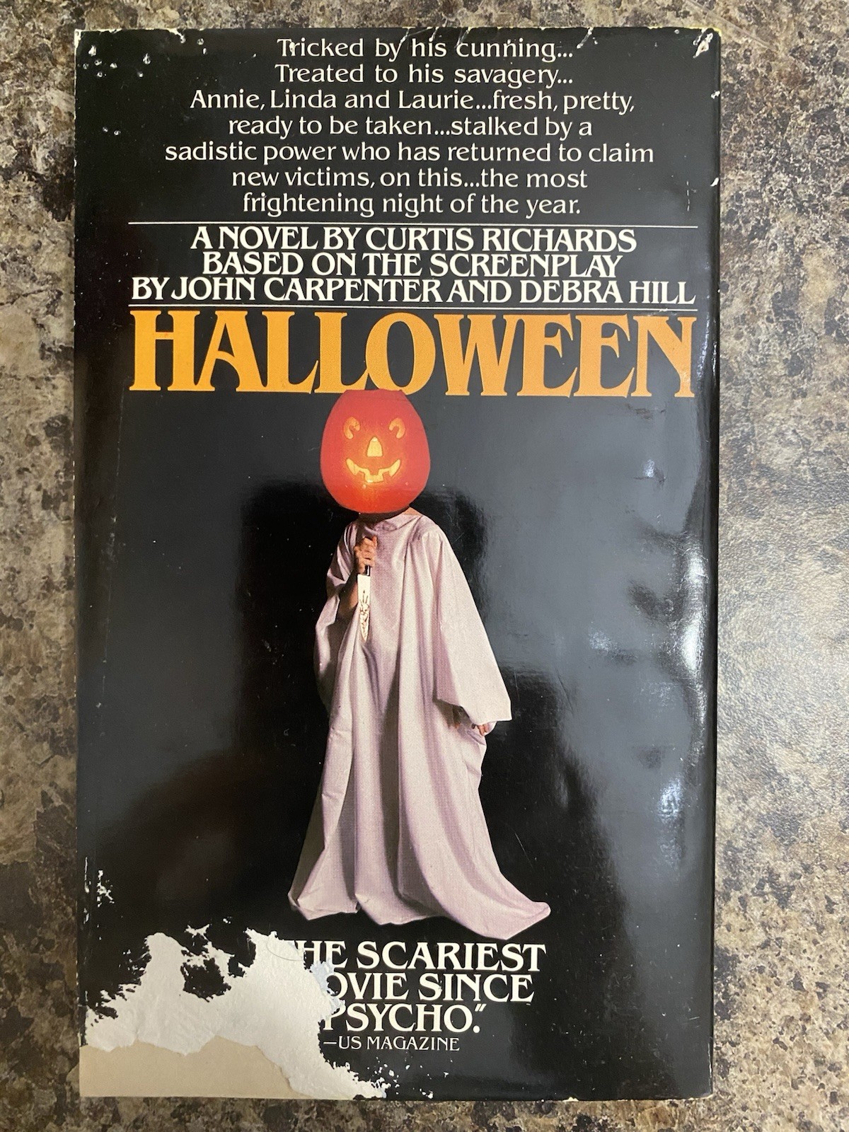 Halloween Bantam Curtis Richards 1st Paperback Book Rare Vintage Horror Classic