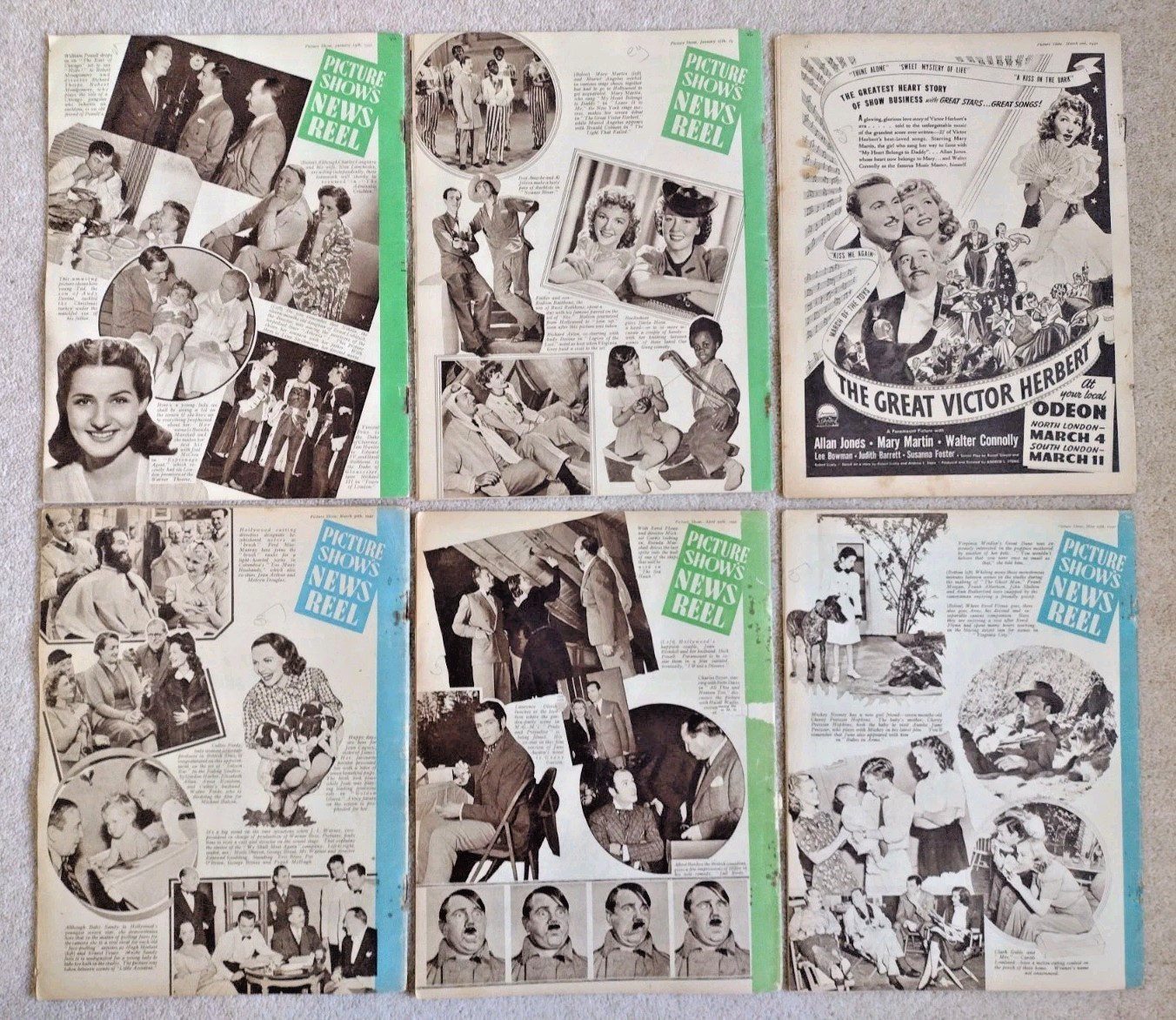 Picture Show magazine x13 1940 issues WW2 Home Front – all listed
