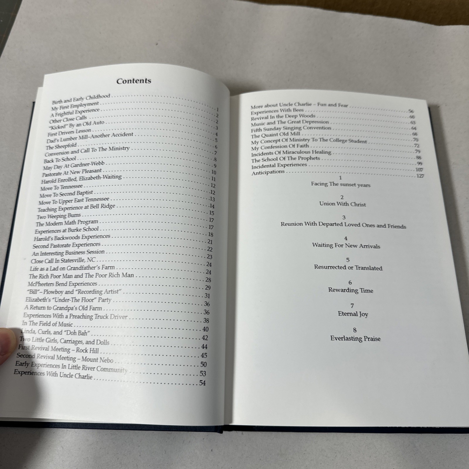 Autobiography Lee Alexander James 1996 Alexander County North Carolina Preacher