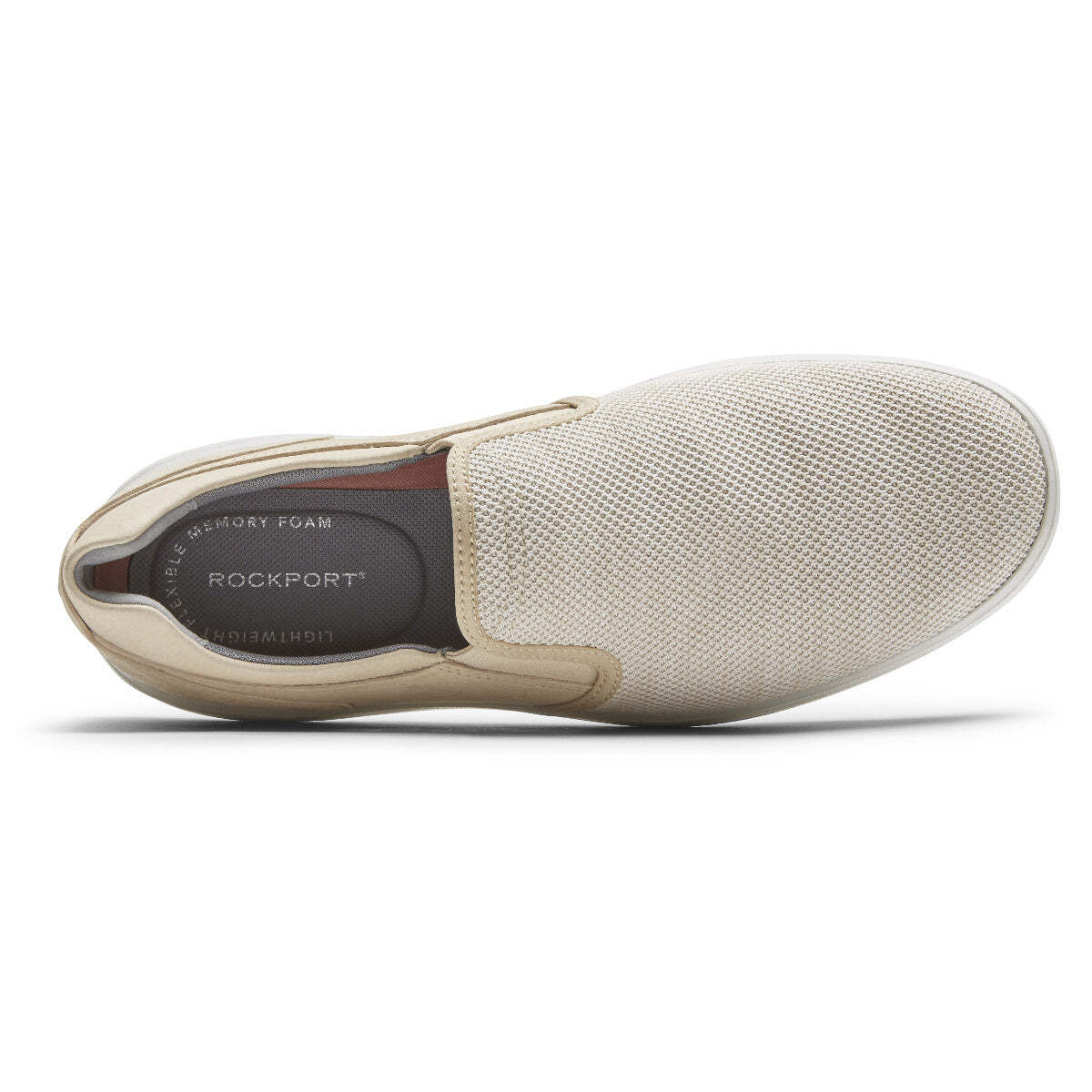 Rockport Men’s Zaden Gore Slip-On Natural Nubuck/Mesh CI0892