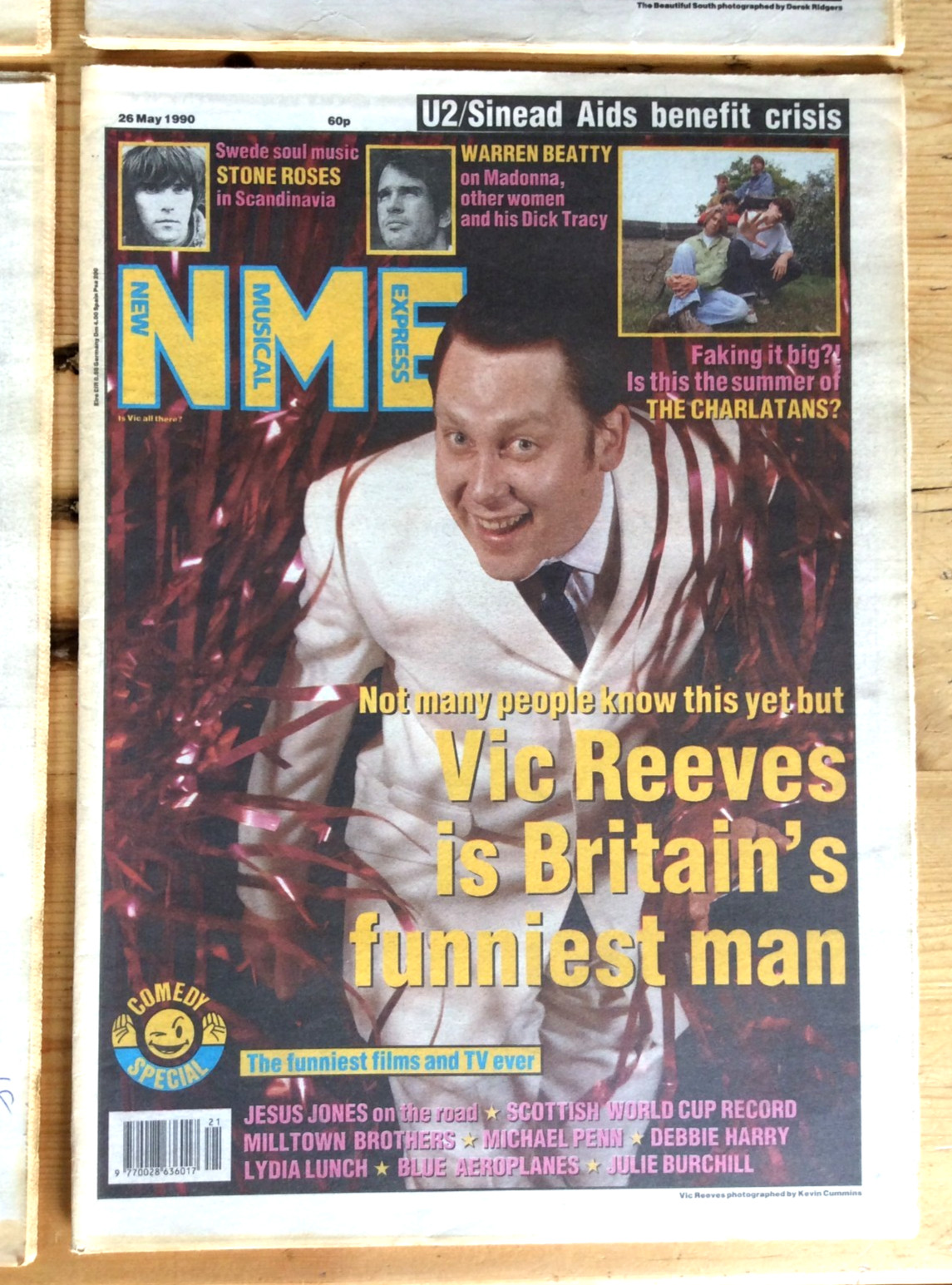 NME. New Musical Express Magazines. May 1990. Four issues. No Posters.