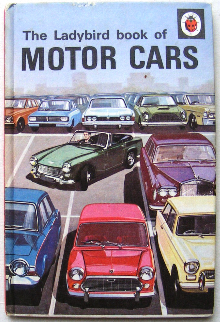 Ladybird Book – Motor Cars -Recognition-Series 584 – Good/Very Good +FREE COVER+