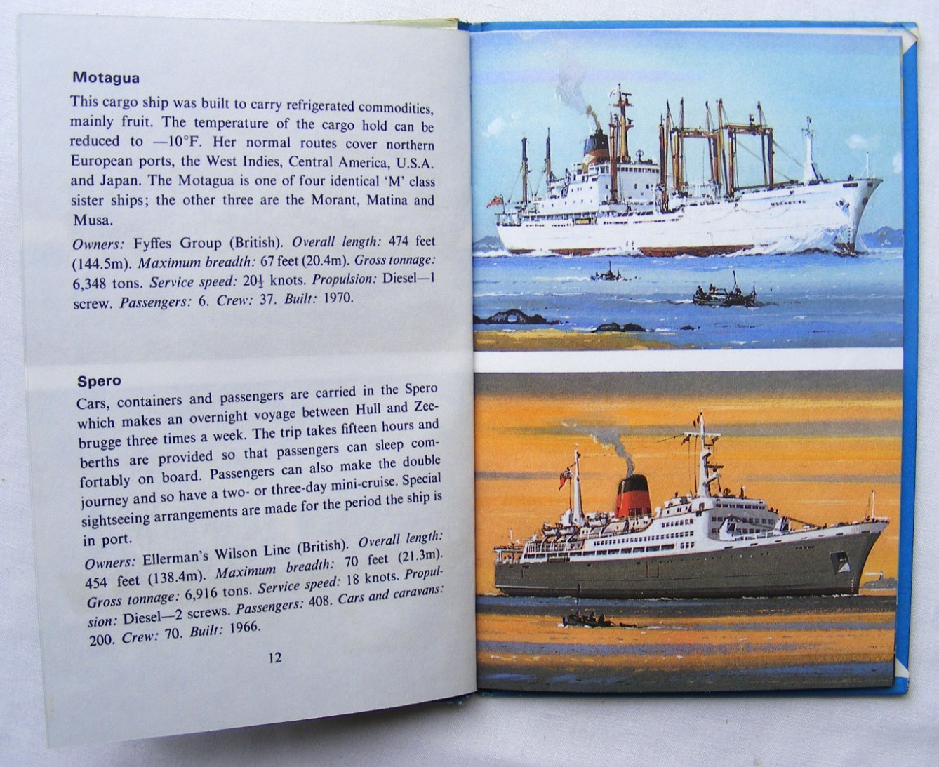 Ladybird Book – Merchant Ships – Recognition 584 -1st Edition- VGC +FREE COVER+