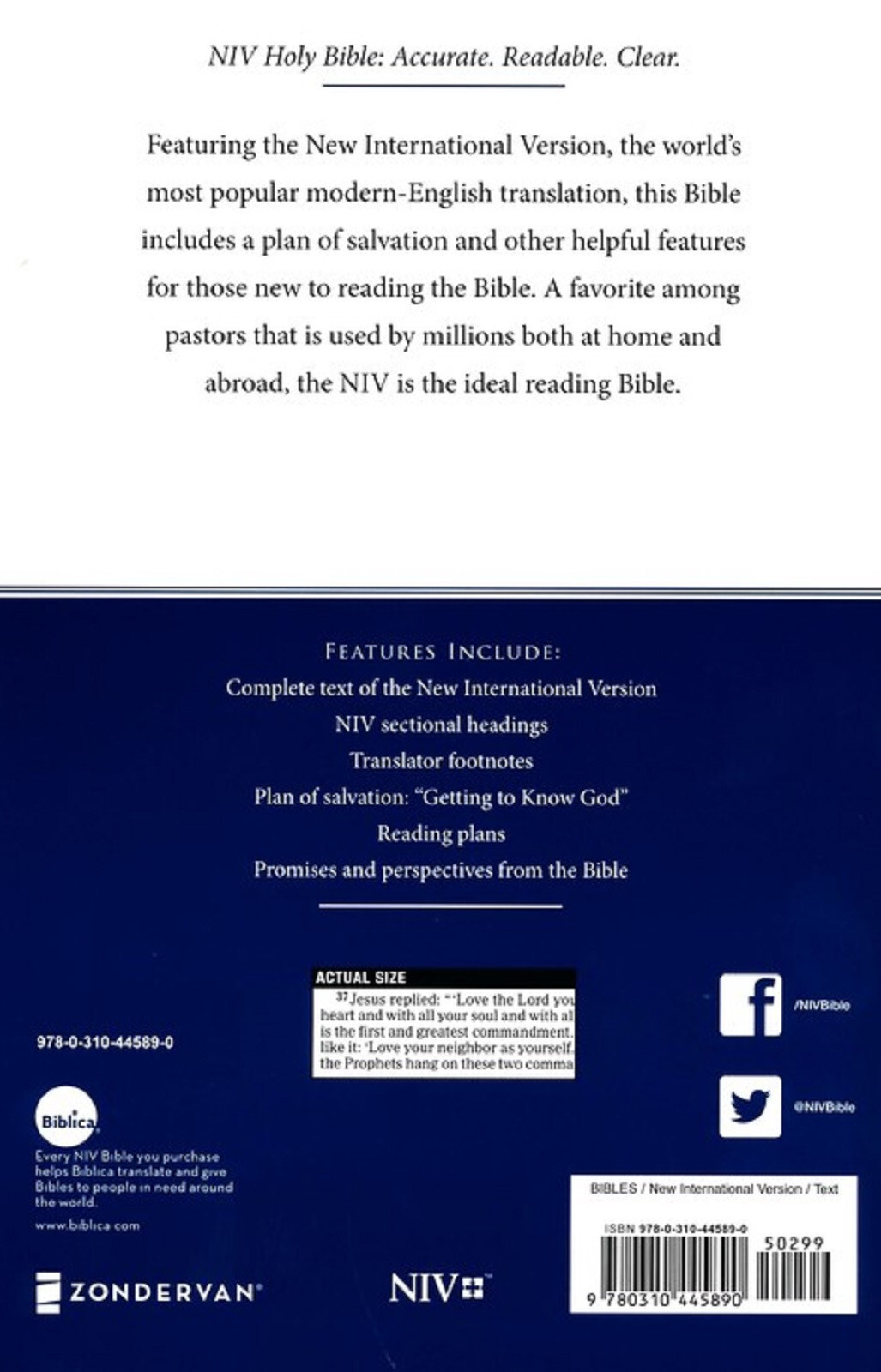 NIV Bible Blue “10 OUTREACH BIBLES” Wholesale Bibles BRAND NEW in Shrink Wrap!!