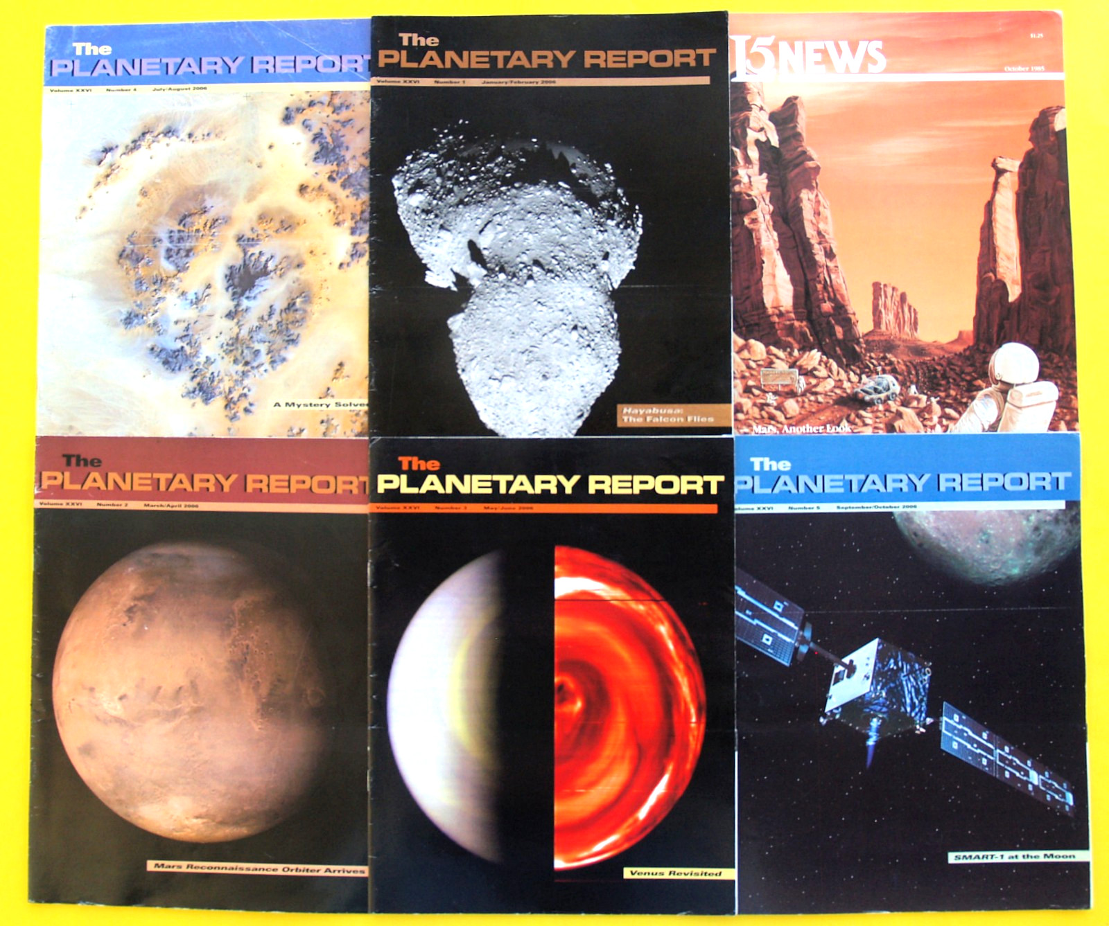 6 PLANETARY REPORT—SPACE EXPLORE—MARS ORBITER + OPTICAL SETI—ASTEROIDS—& L5 NEWS