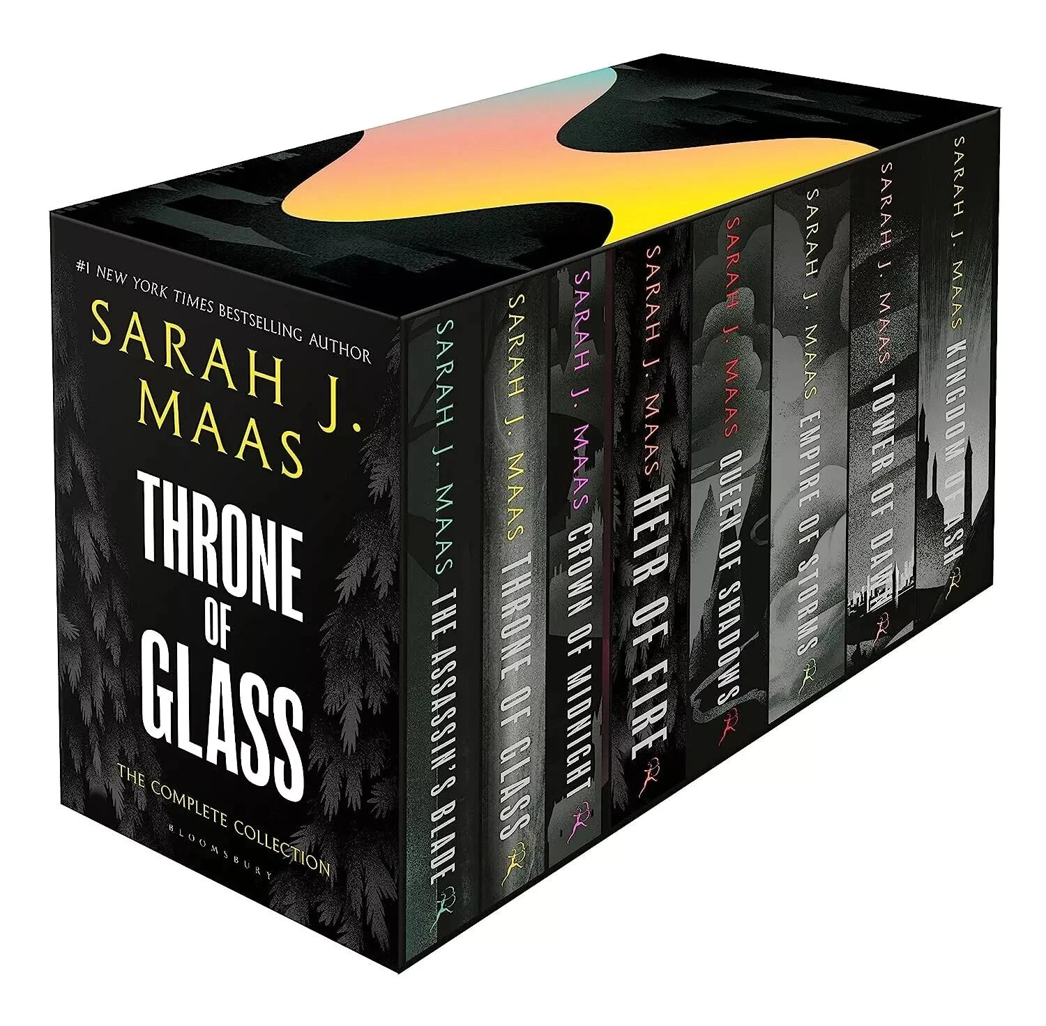 Throne of Glass 8 Books Box Set By Sarah J. Maas Paperback New