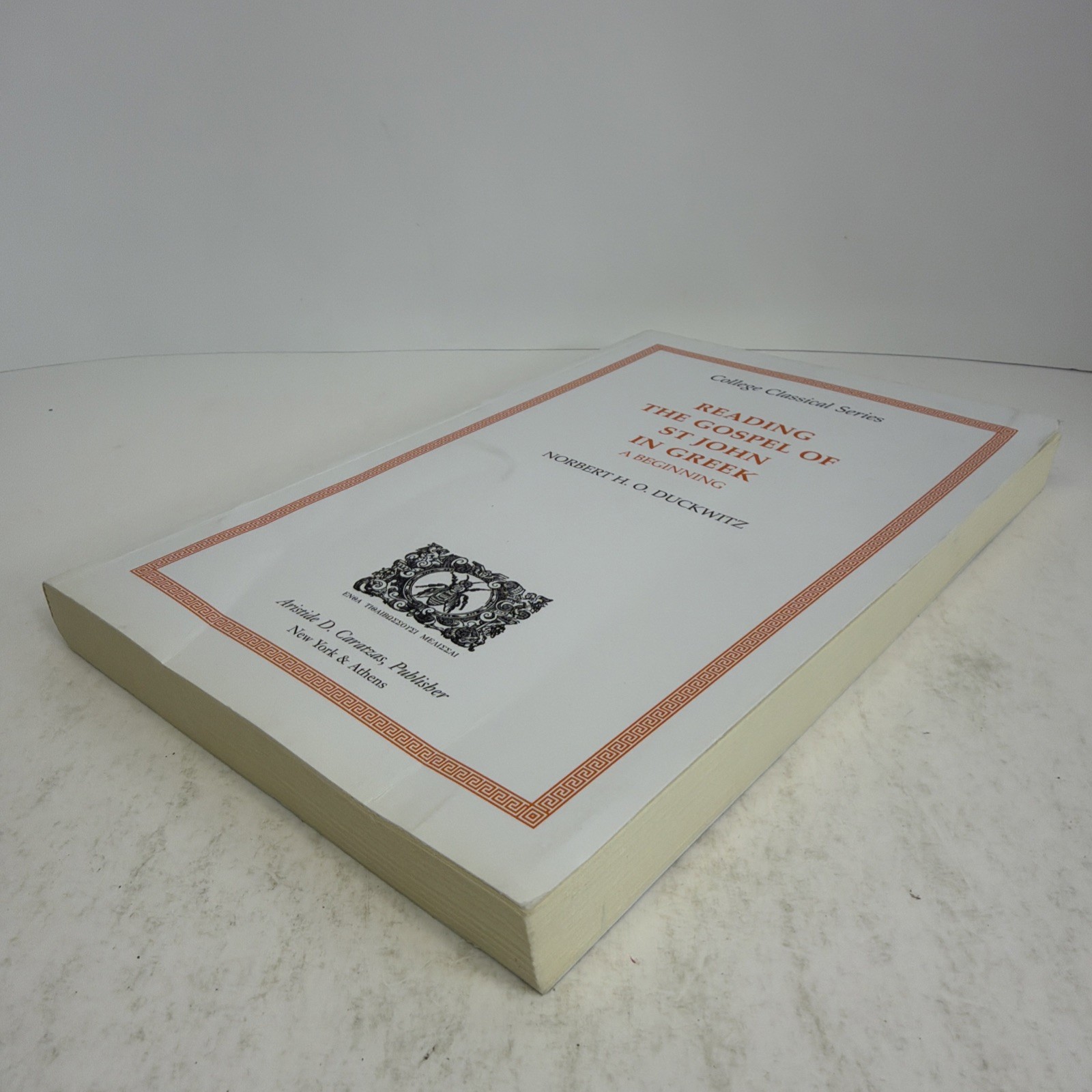 College Classical Series – Reading the Gospel of St. John in Greek Signed PB
