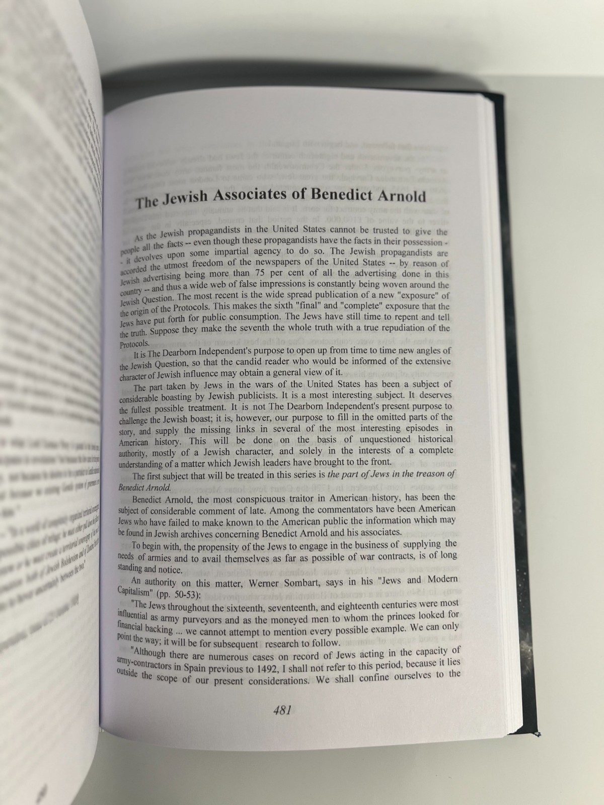 The International Jew, Protocols & Jews and Their Lies (Reprints) (Hardcovers)