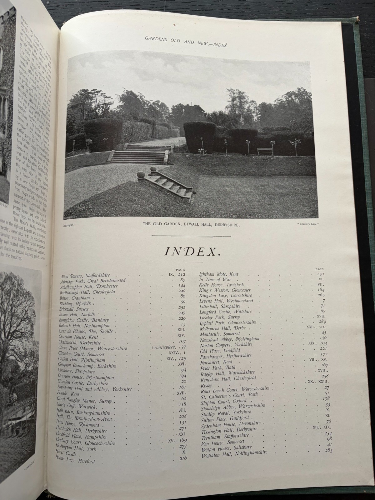 Gardens Old and New (ca.) 1906 by Country Life London HC Folio Illus. G!