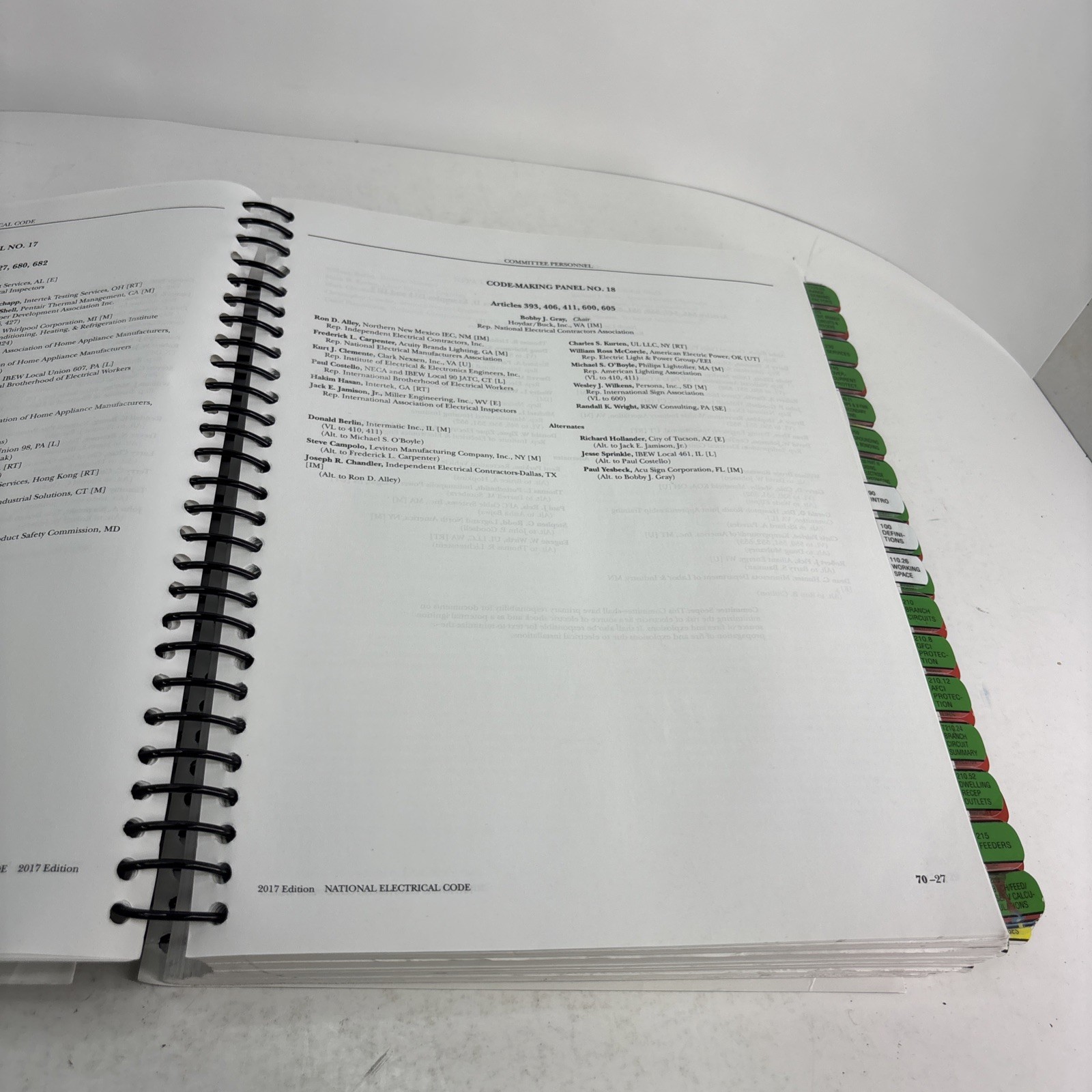 NFPA 70 NEC National Electric Code 2017 Edition – Good
