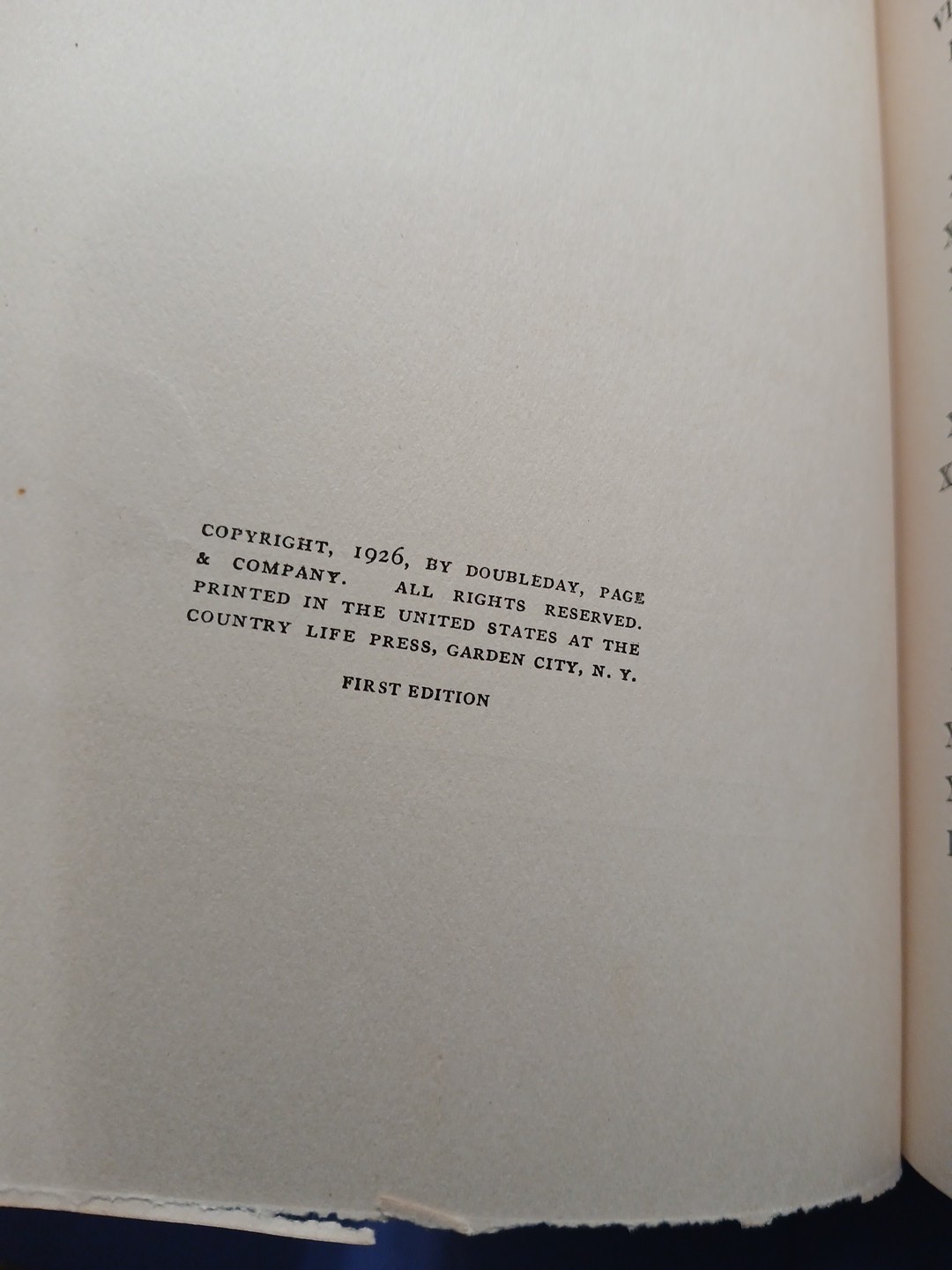 1926 1st Edition of Today and Tomorrow by Henry Ford Doubleday Hardcover
