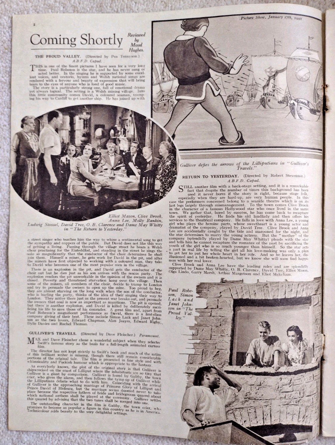 Picture Show magazine x13 1940 issues WW2 Home Front – all listed