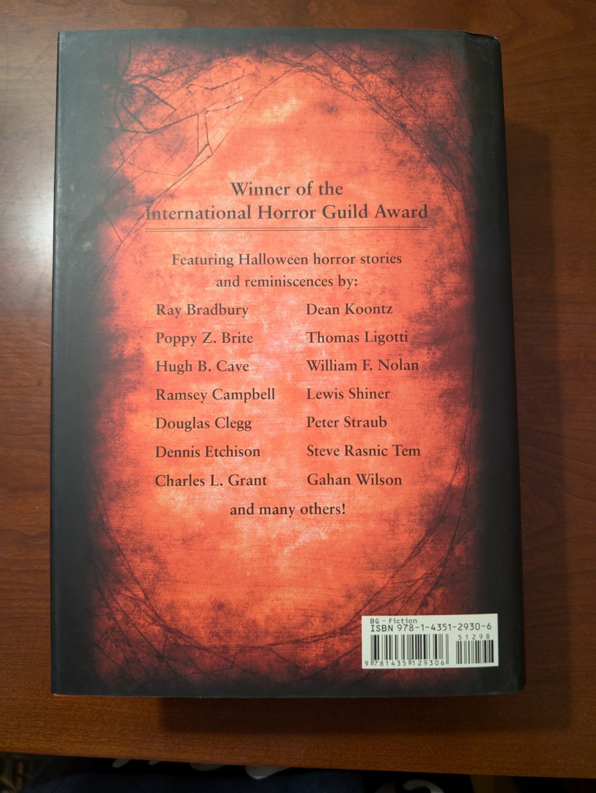 Halloween Horrors HC w/ Dust Jacket Fall River Press 2010 Horror Short Stories