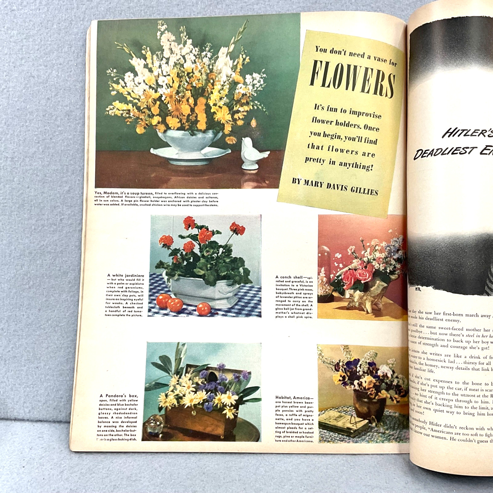 1943 McCalls Magazine August Historic Interview-Madame Chang, Food 80+ Years