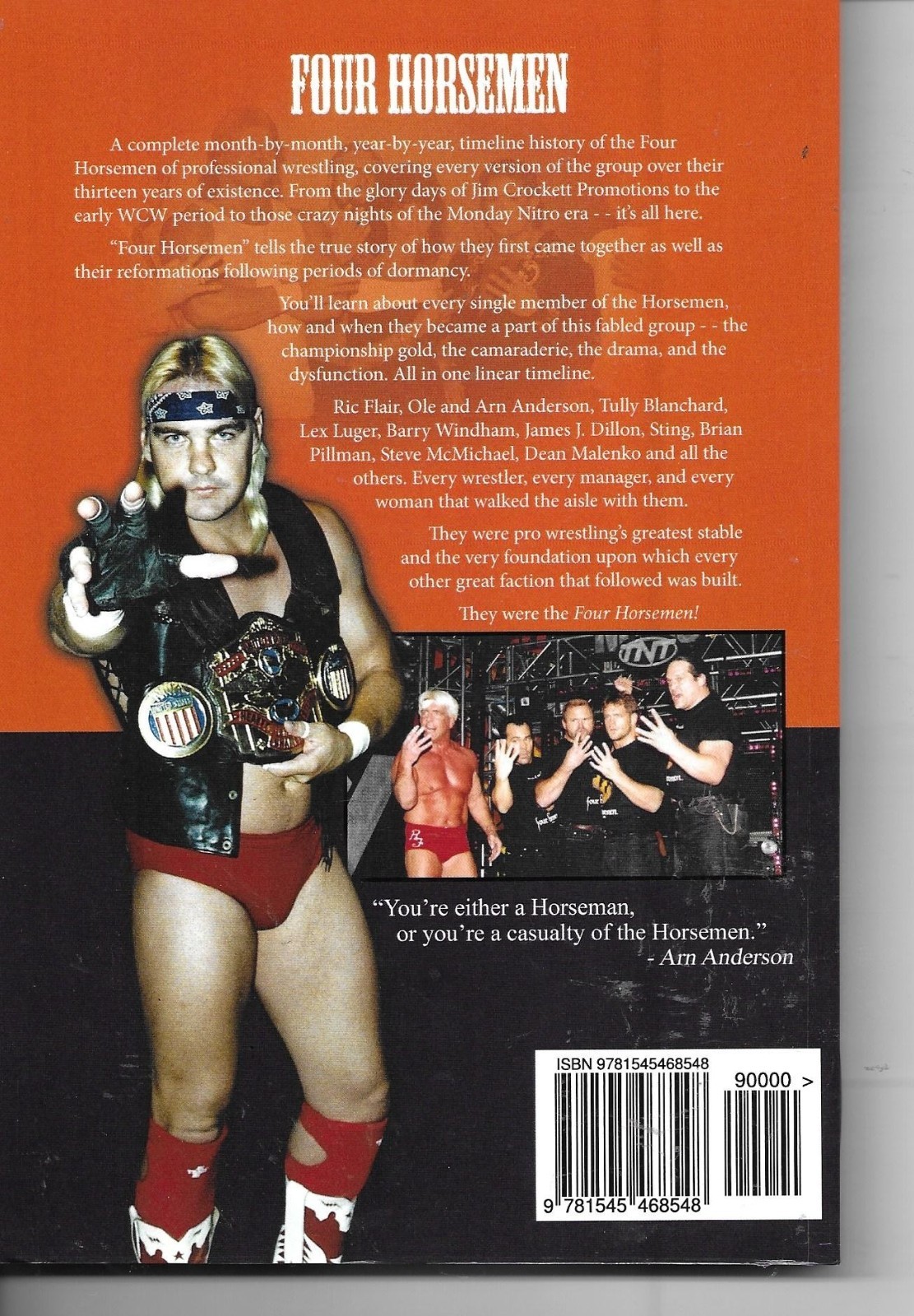Four Horsemen by Dick Bourne 2017 Ric Flair Arn & Ole Anderson Pro Wrestling