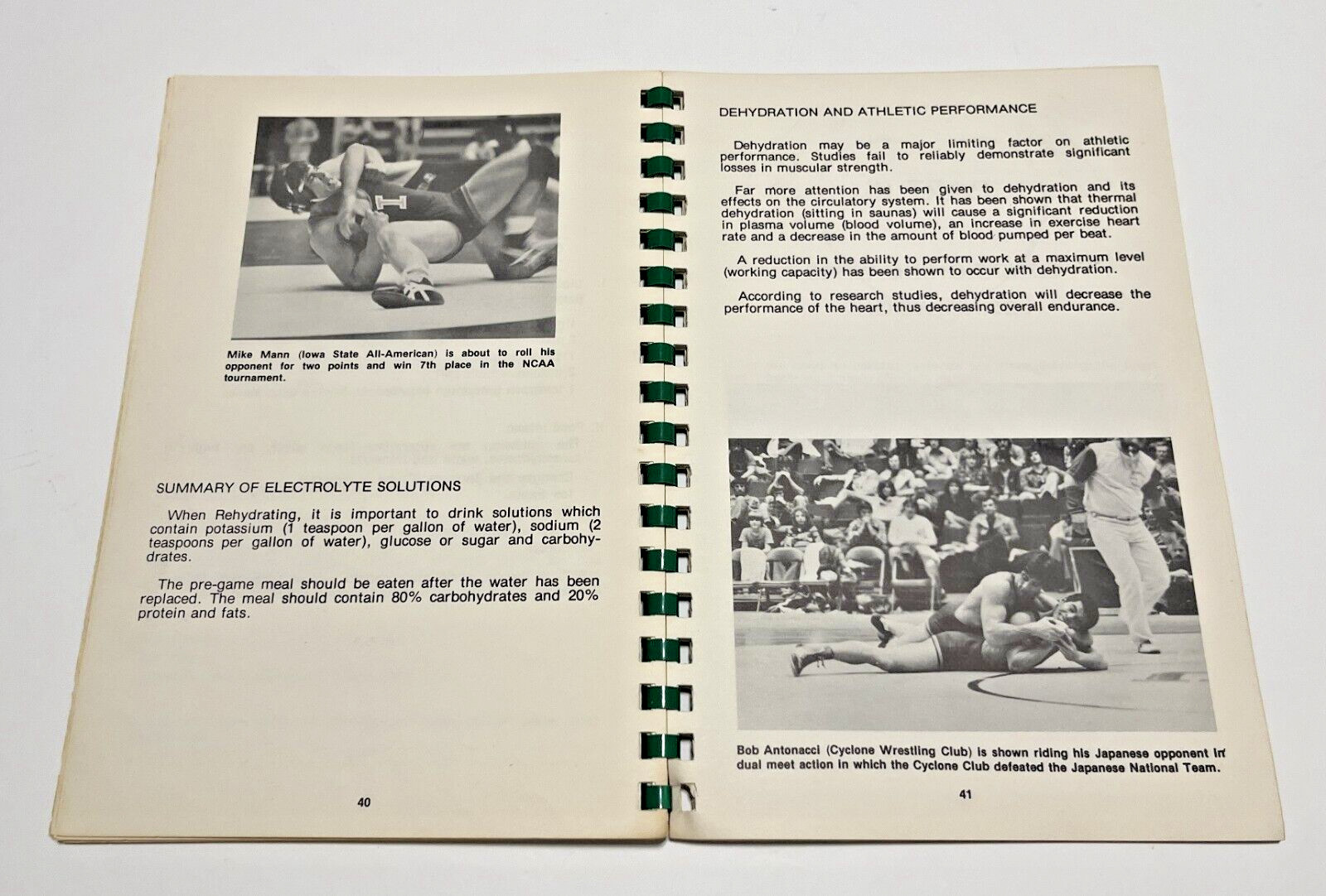 WRESTLING Guide Cutting Weight Getting in Shape Long & Short-Term Bob Antonacci