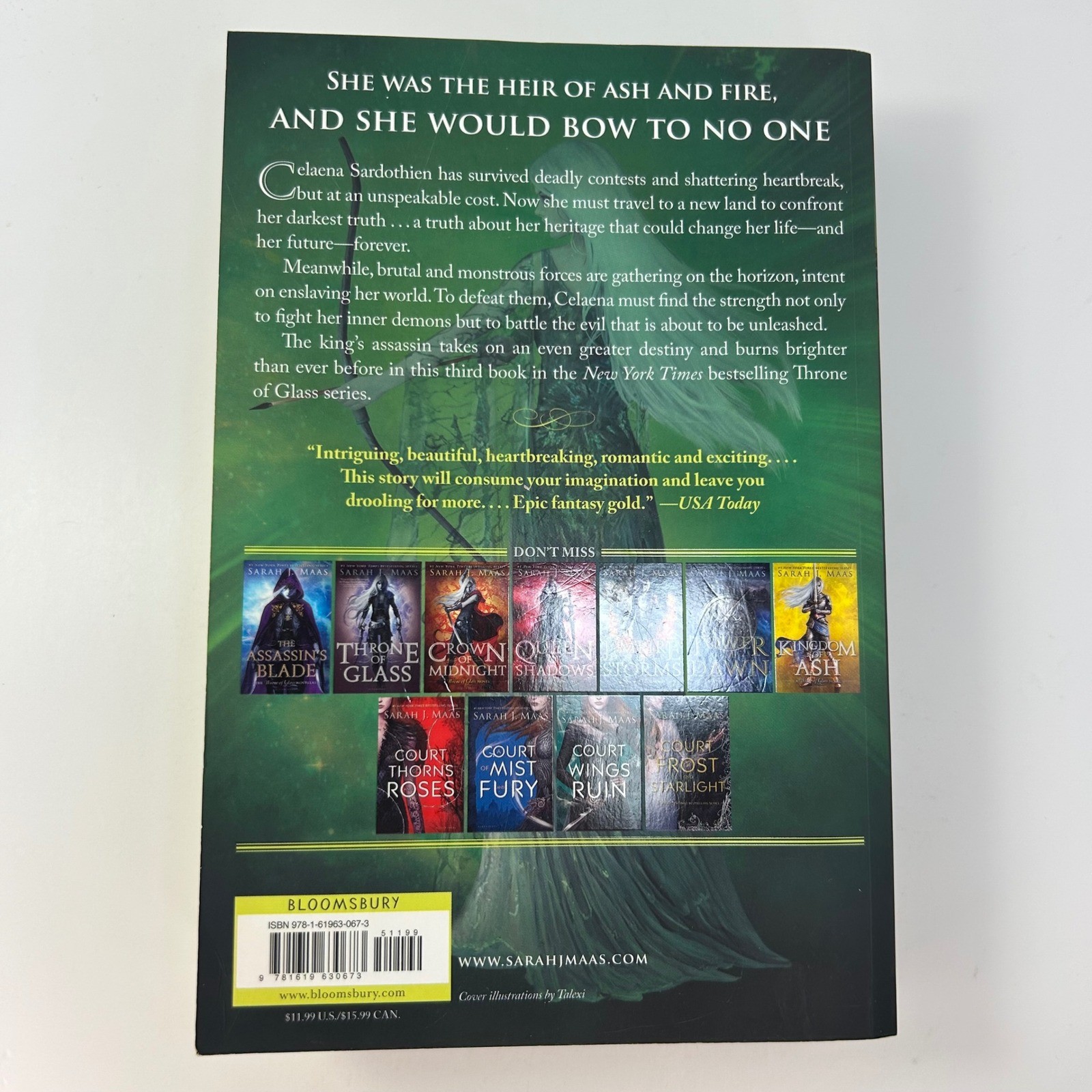 Heir of Fire by Sarah J. Maas Throne of Glass