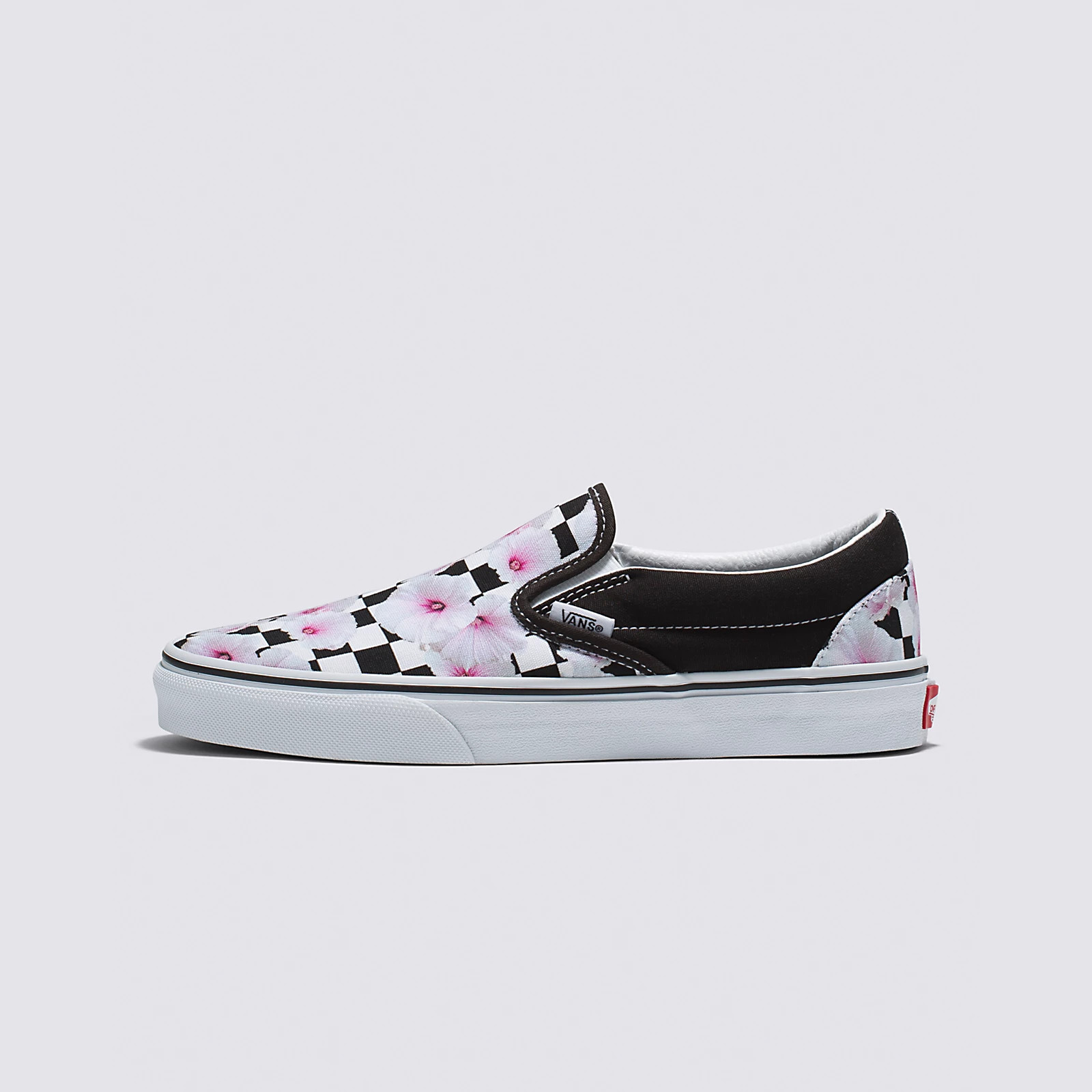 Vans Hibiscus Check Classic Slip-On Shoe Black VN0A5JLXBM8