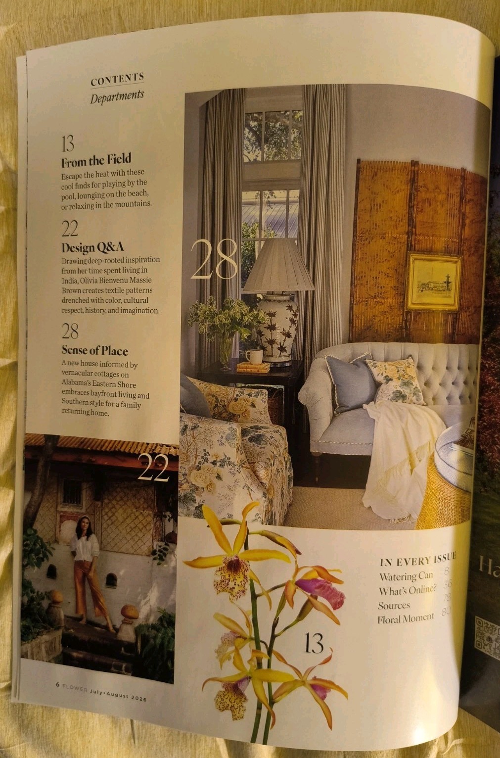 Flower Magazine JUL AUG July August 2026 NEW Home Garden Lifestyle Decorating