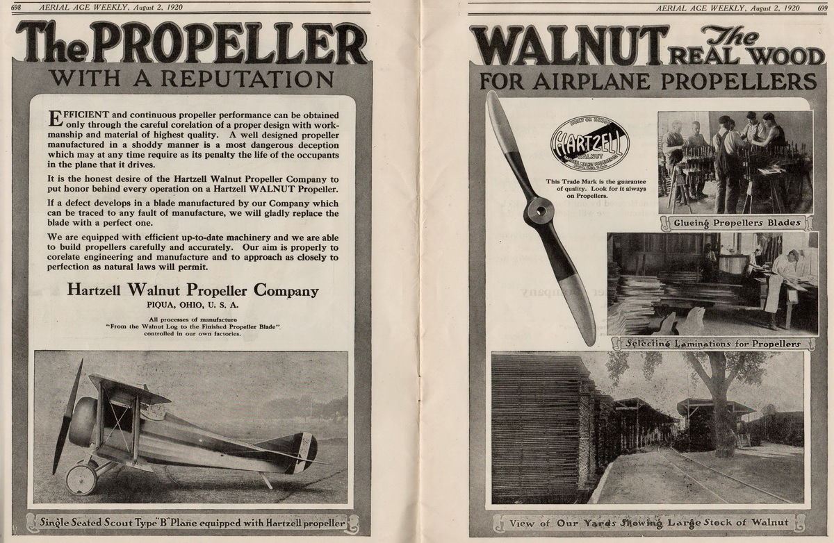 Antique Aerial Age Weekly Magazine, August 2, 1920