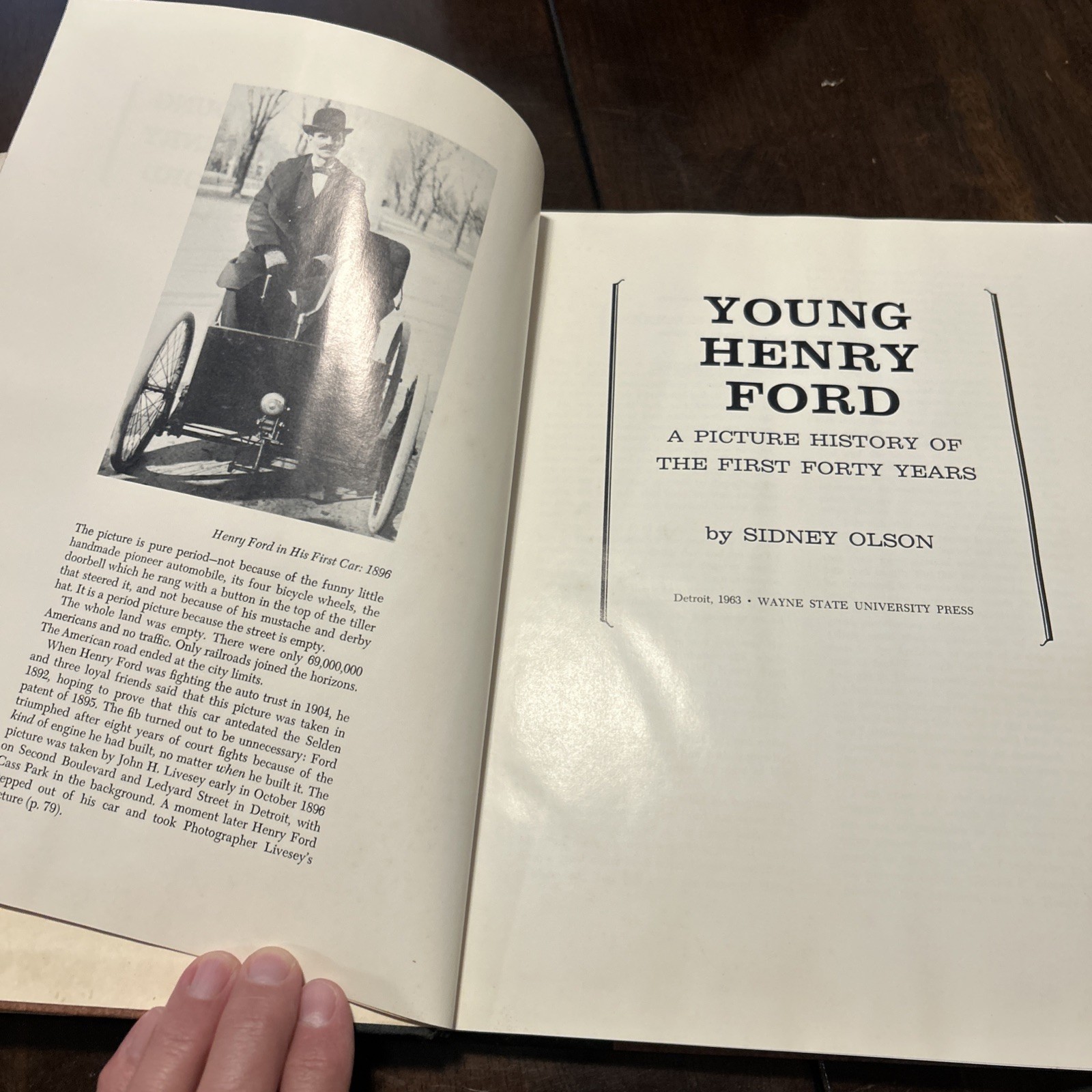 Young Henry Ford By Sidney Olson 1963