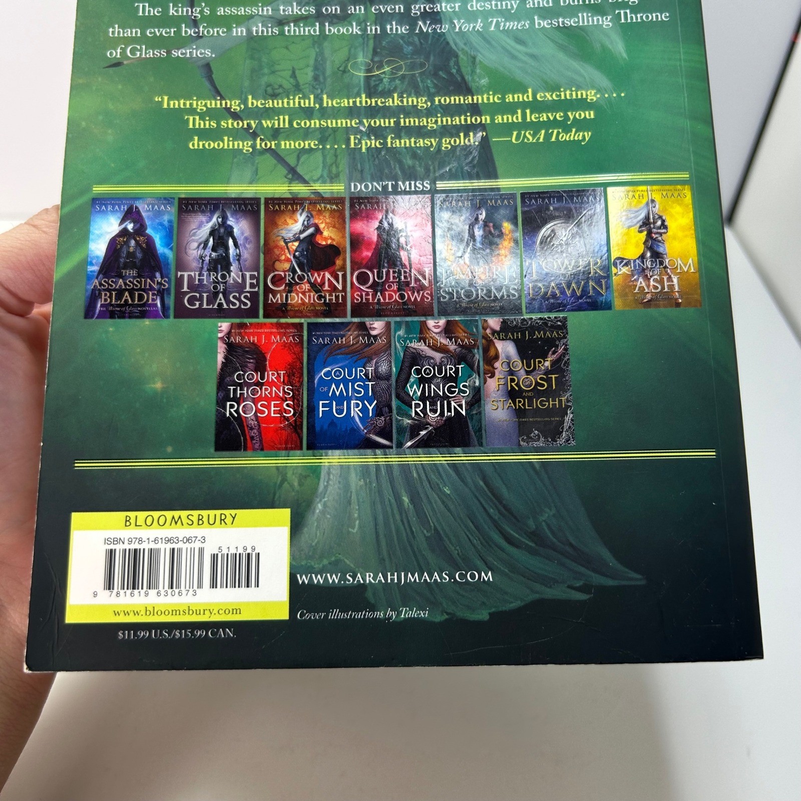 Heir of Fire by Sarah J. Maas Throne of Glass