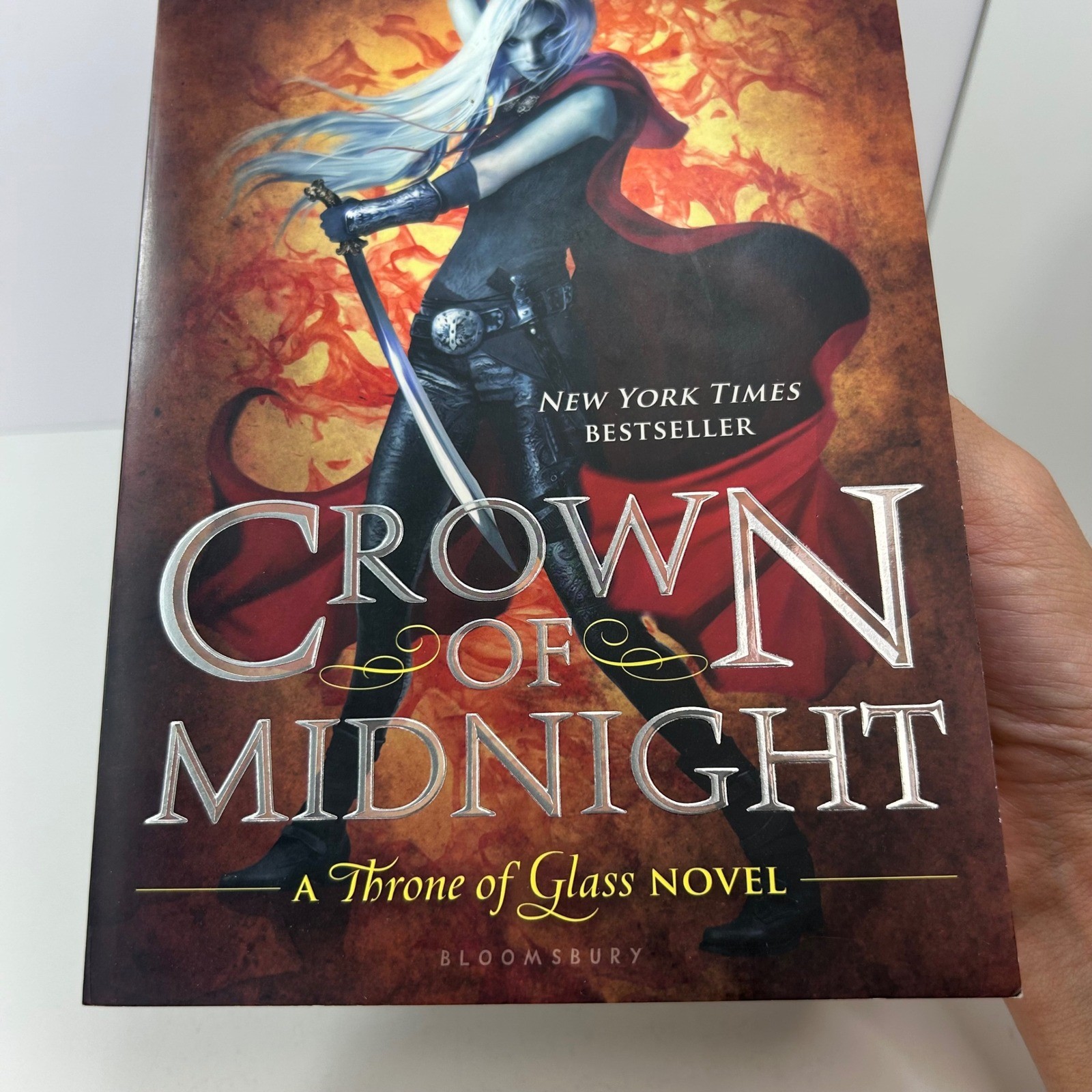 Crown of Midnight 1st Print Paperback by Sarah J. Maas Throne of Glass