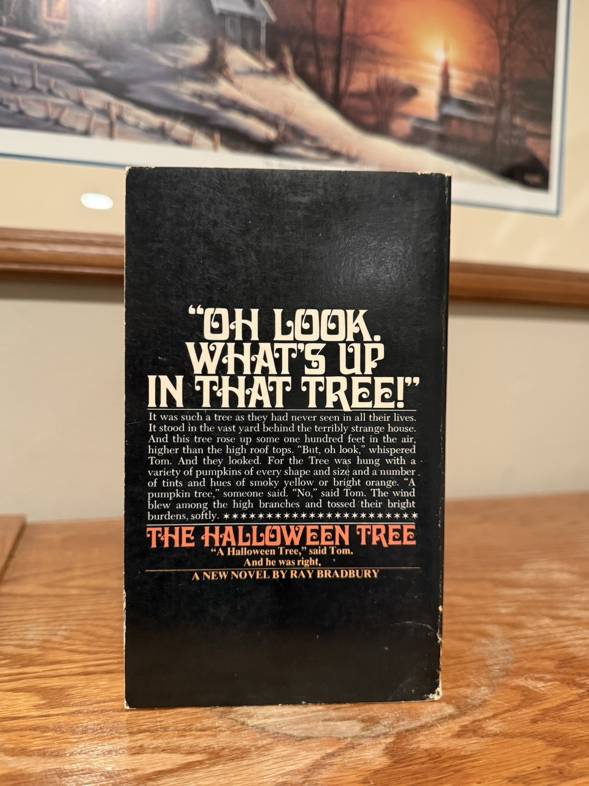 The Halloween Tree by Ray Bradbury (Bantam, 1974) 3rd Printing Vintage Horror PB