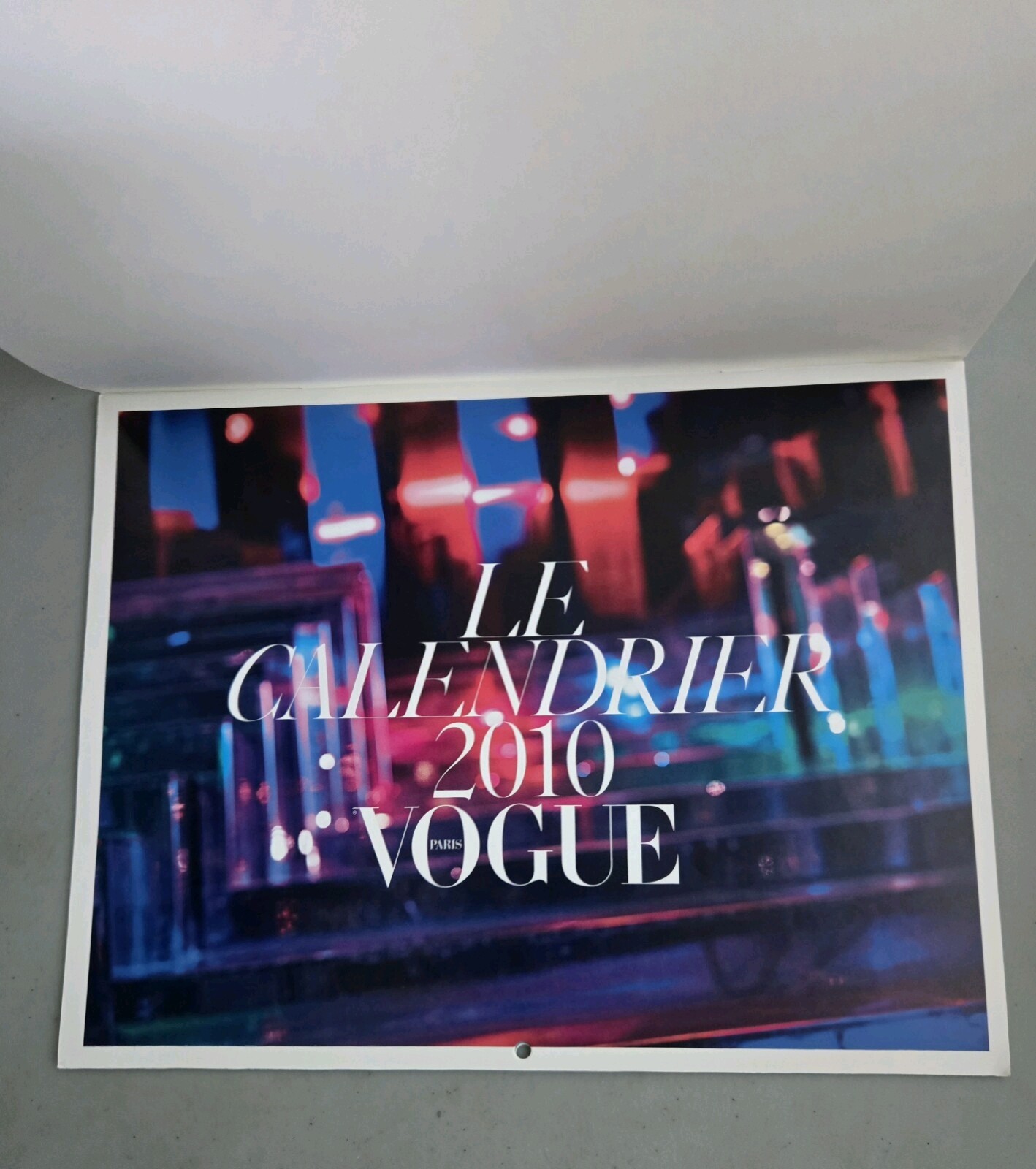 Vogue Paris calendar 2010 Natasha Poly Mario Sorrenti Corine Roitfeld Iselin
