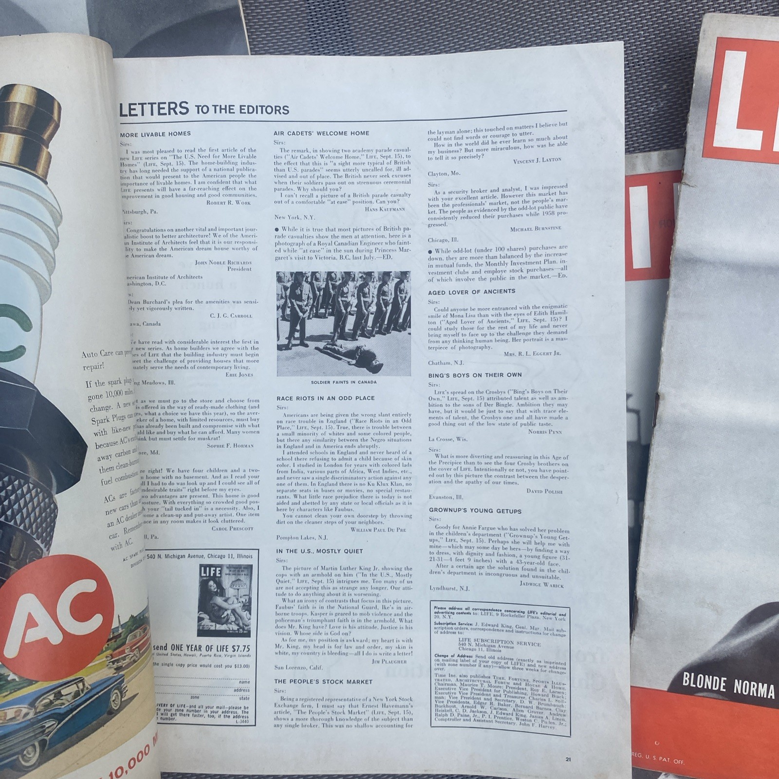 Life Magazine:  Random Lot of 7 Magazines from 30-40-1950s Sale!