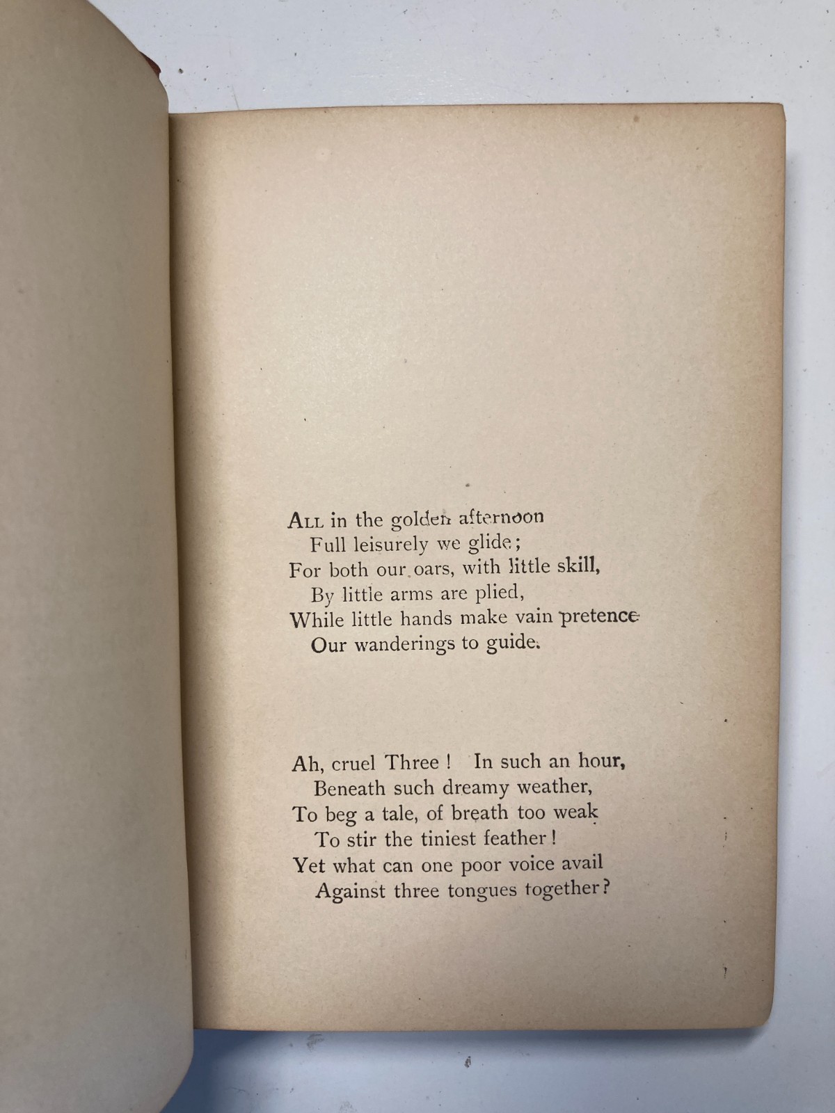 1890 Alice’s Adventures in Wonderland Worthington Red Cloth Tenniel Gilt Rare