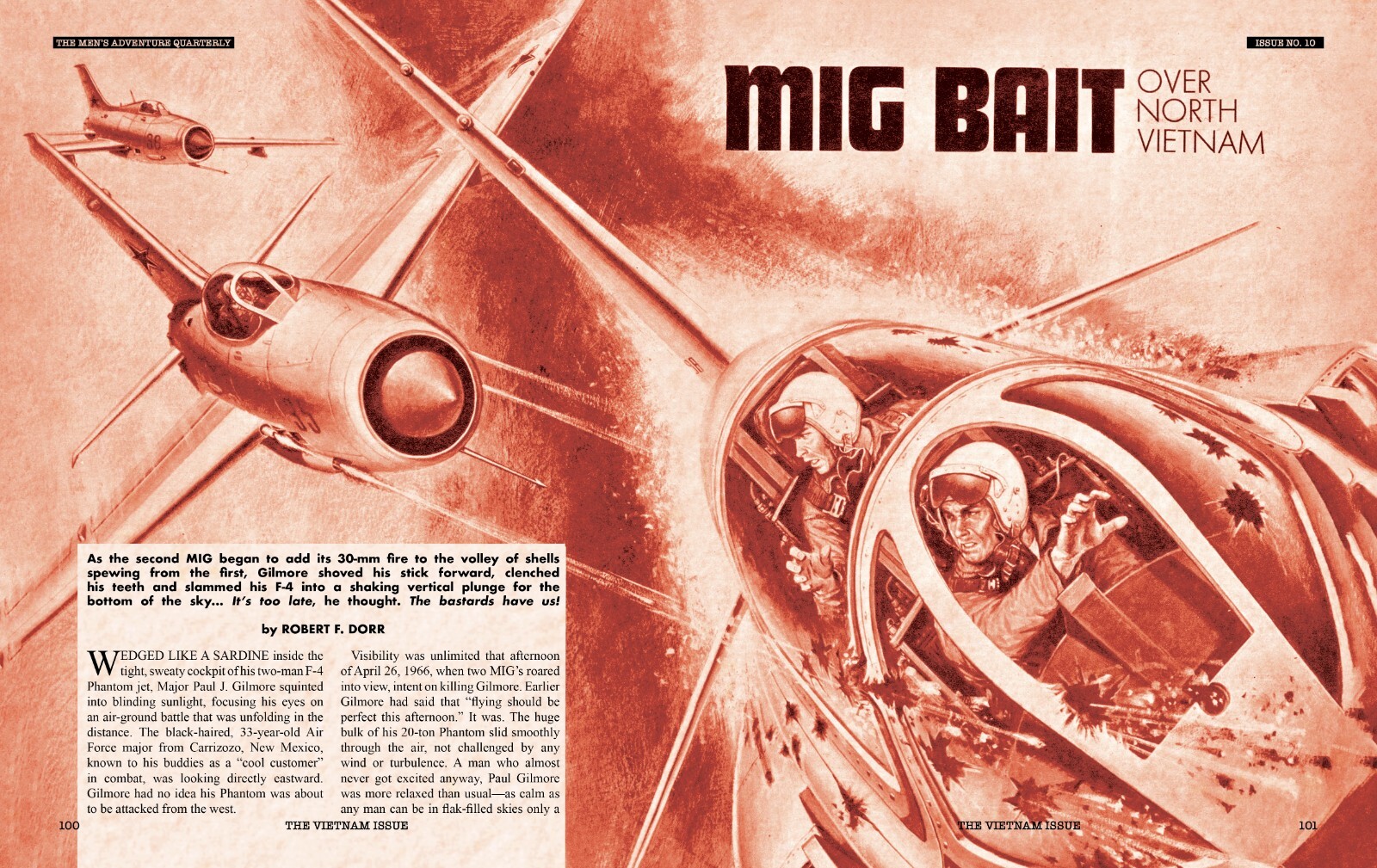 MEN’S ADVENTURE QUARTERLY #10, the Vietnam War Issue, full color edition