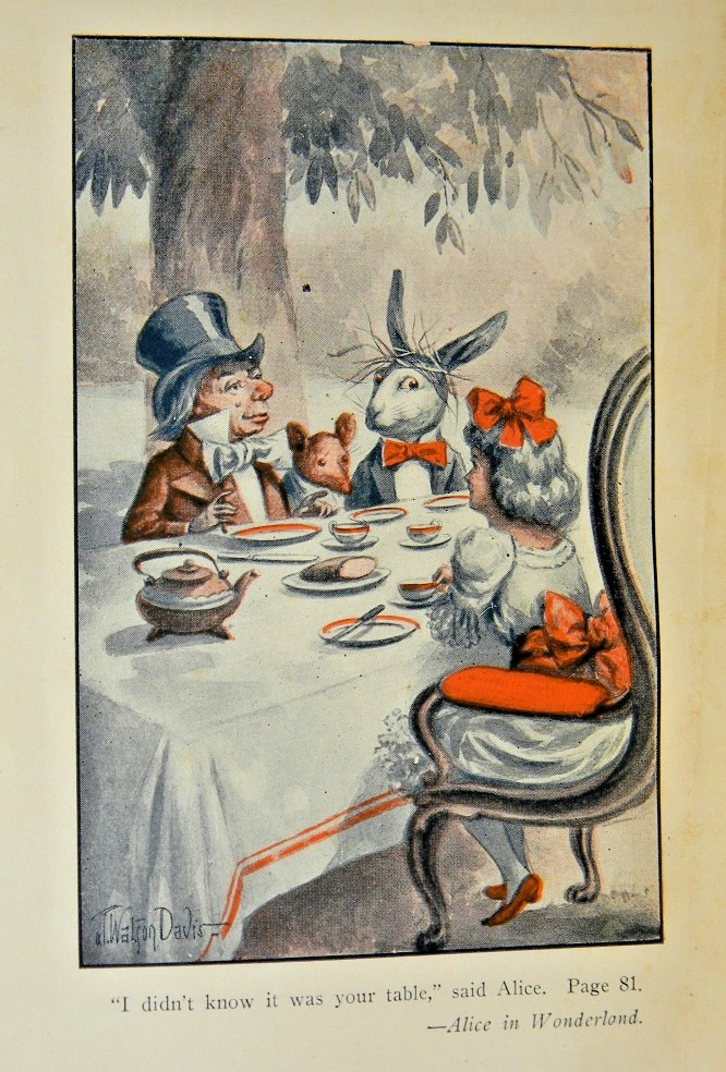 RARE Alice in Wonderland FIRST EDITION Lewis Carroll TENNIEL ILLUSTRATED Antique